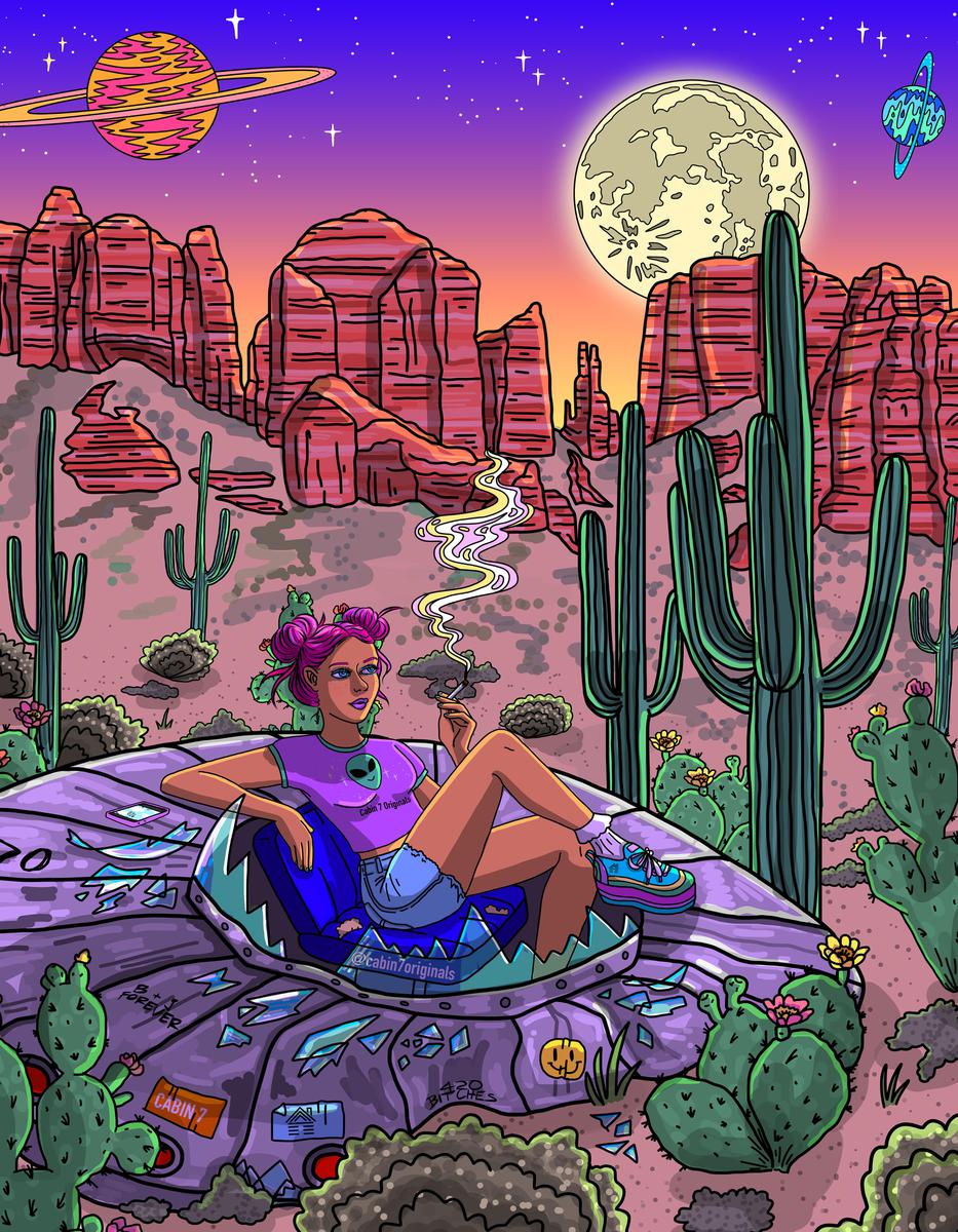 "Desert Dreams" Poster Print