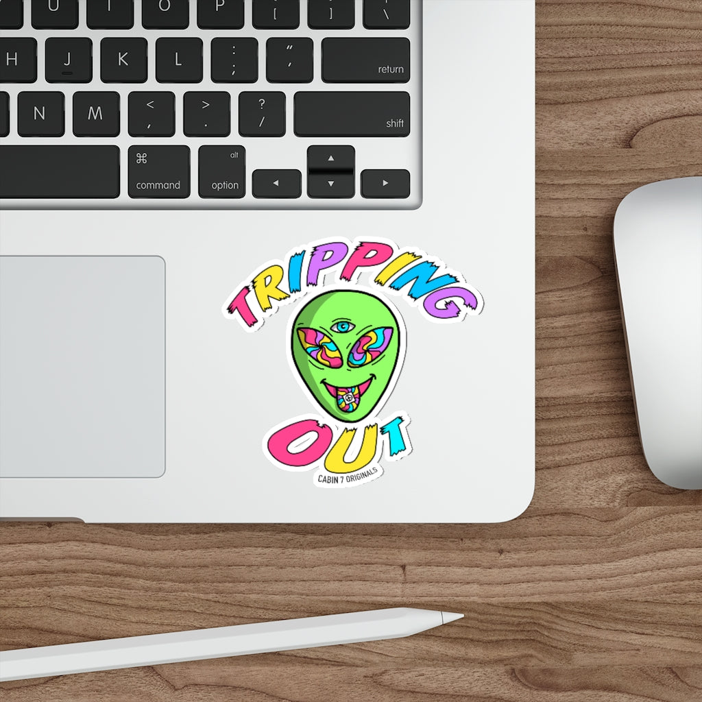 Tripping Out Sticker