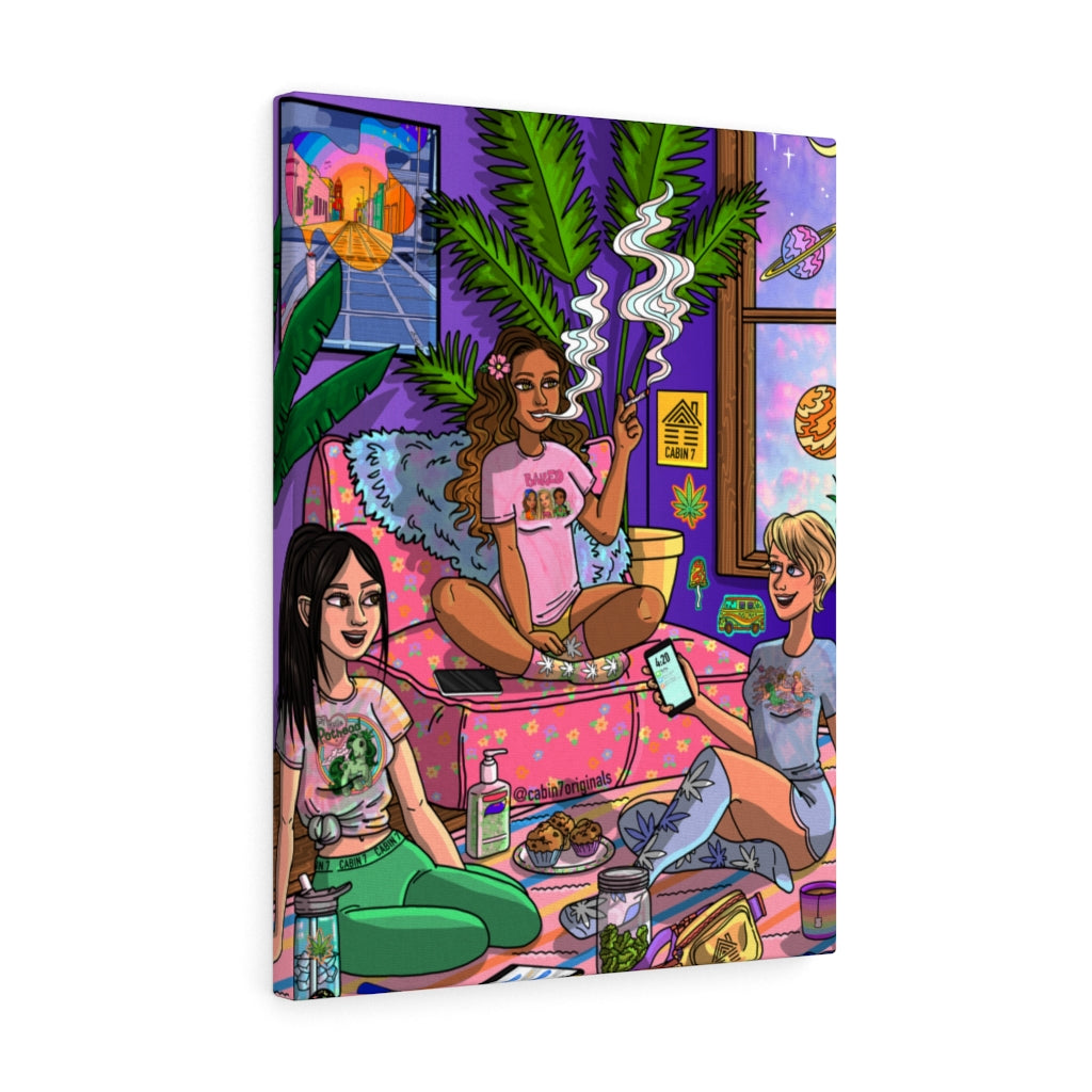 "Lazy Day In" Canvas Print
