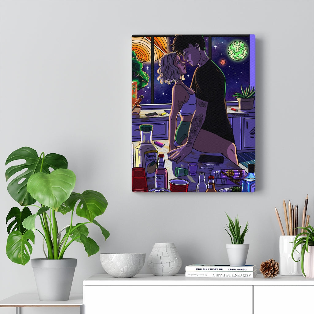 "Afterparty" Canvas Print