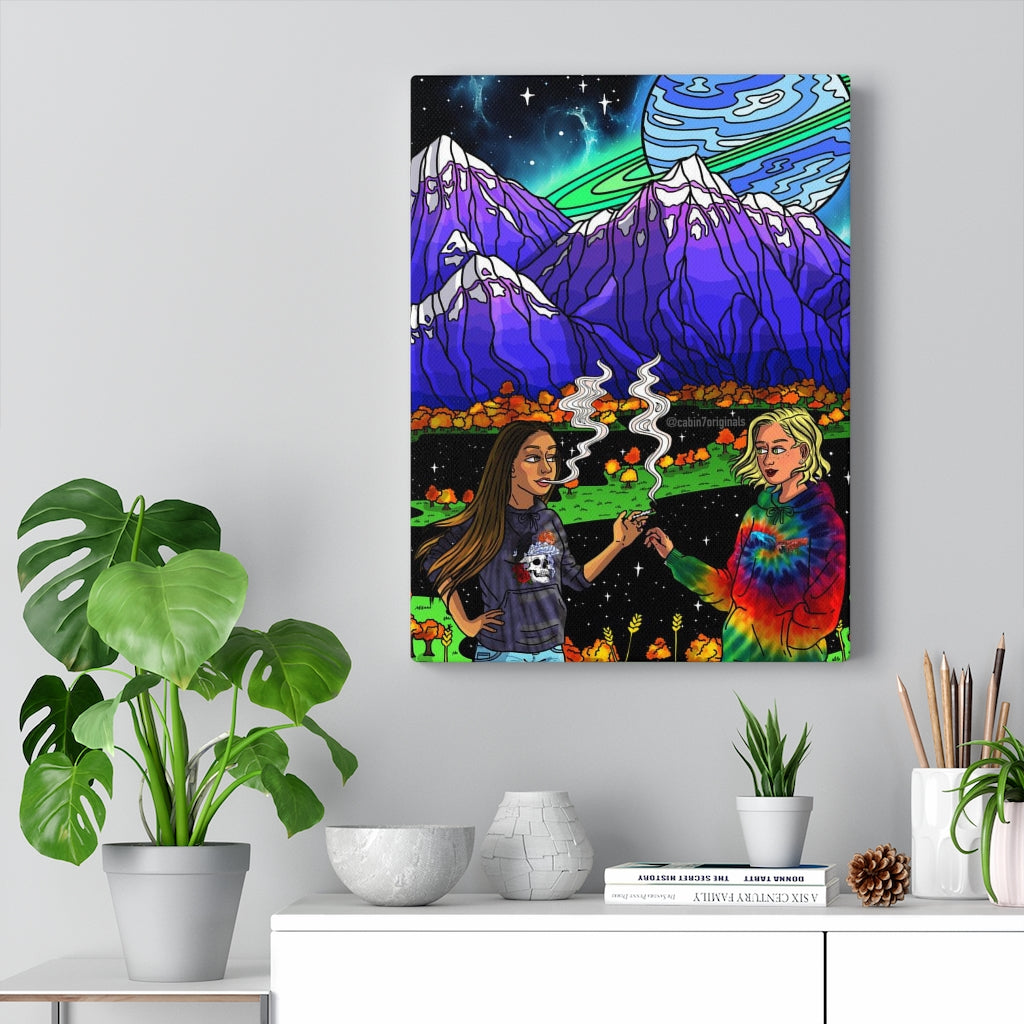"Starry Lake" Canvas Print