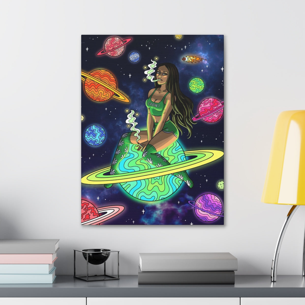 "Space Babe" Canvas Print
