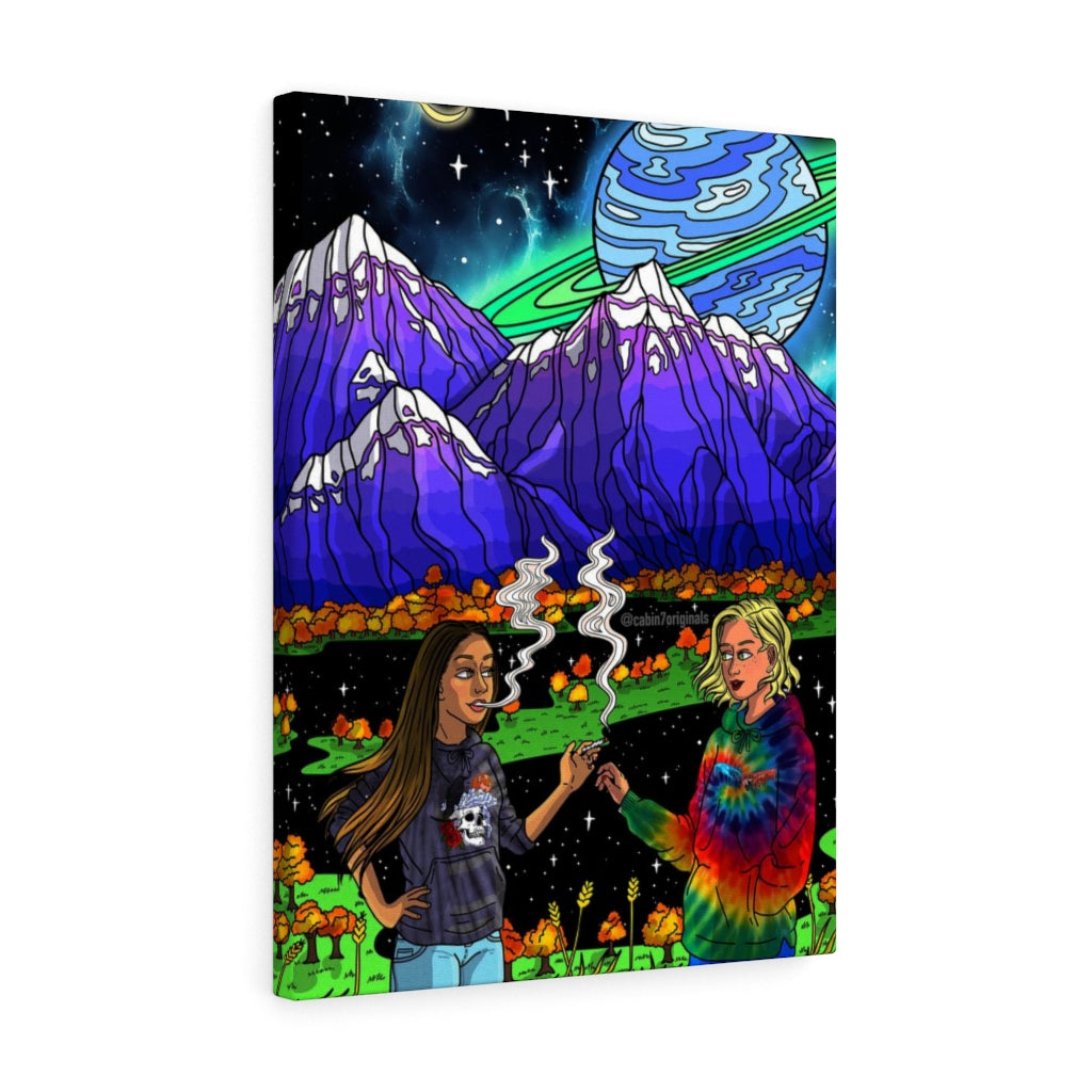 "Starry Lake" Canvas Print