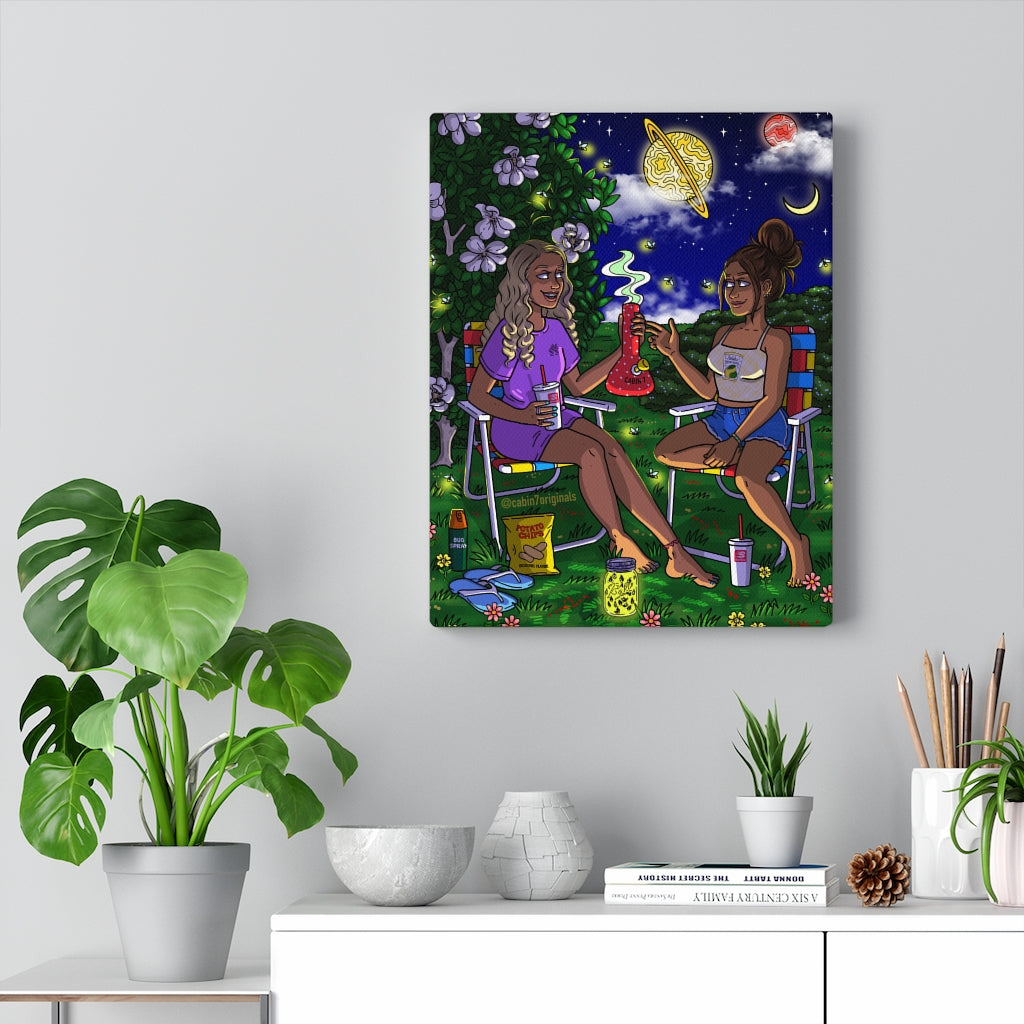 "Lightning Bugs" Canvas Print