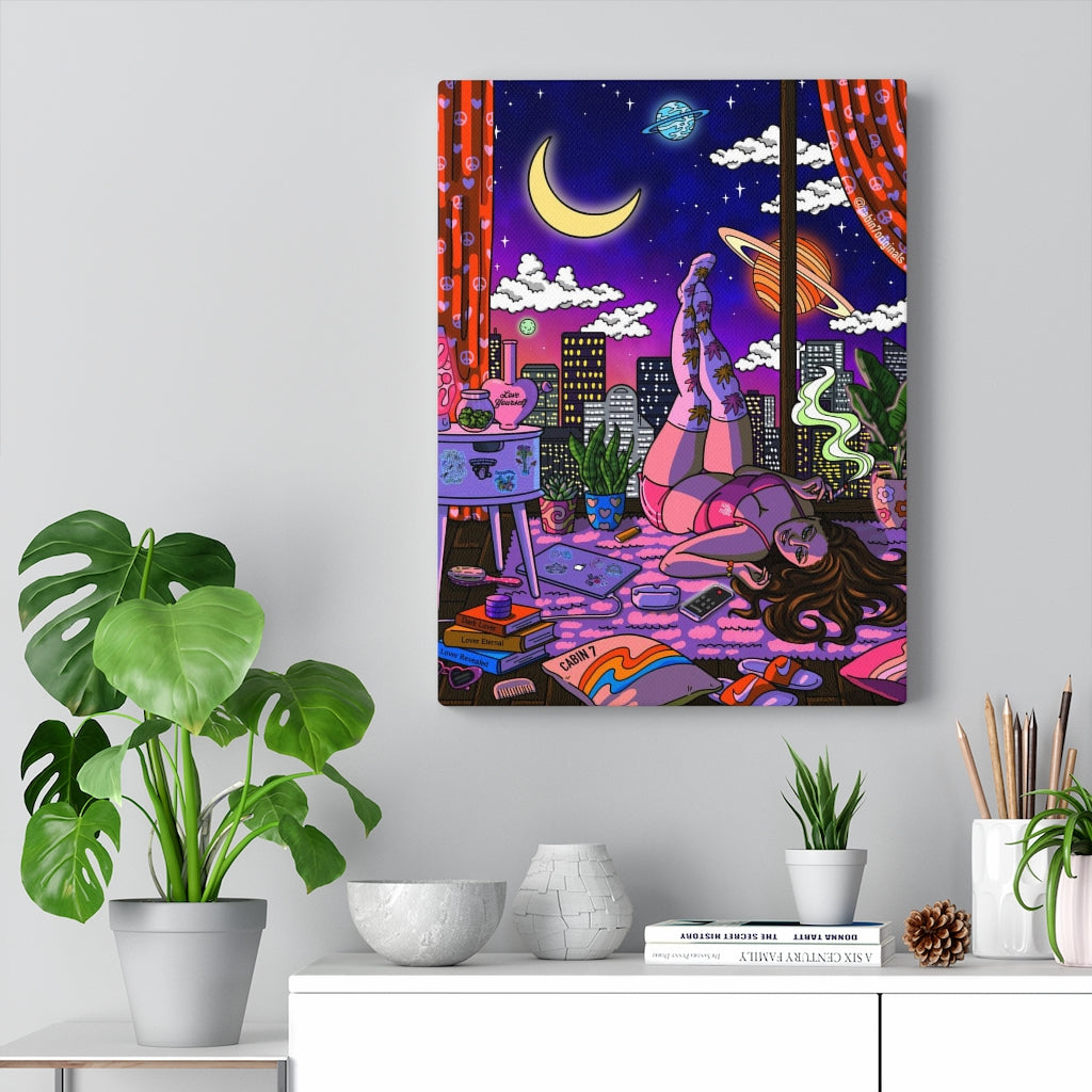 "Girl Lemme Tell You" Canvas Print