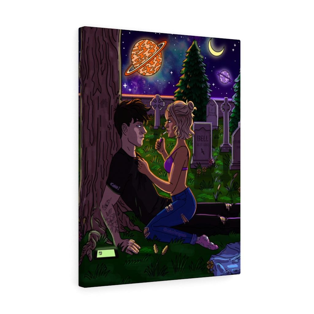 "Graveyard Shift" Canvas Print