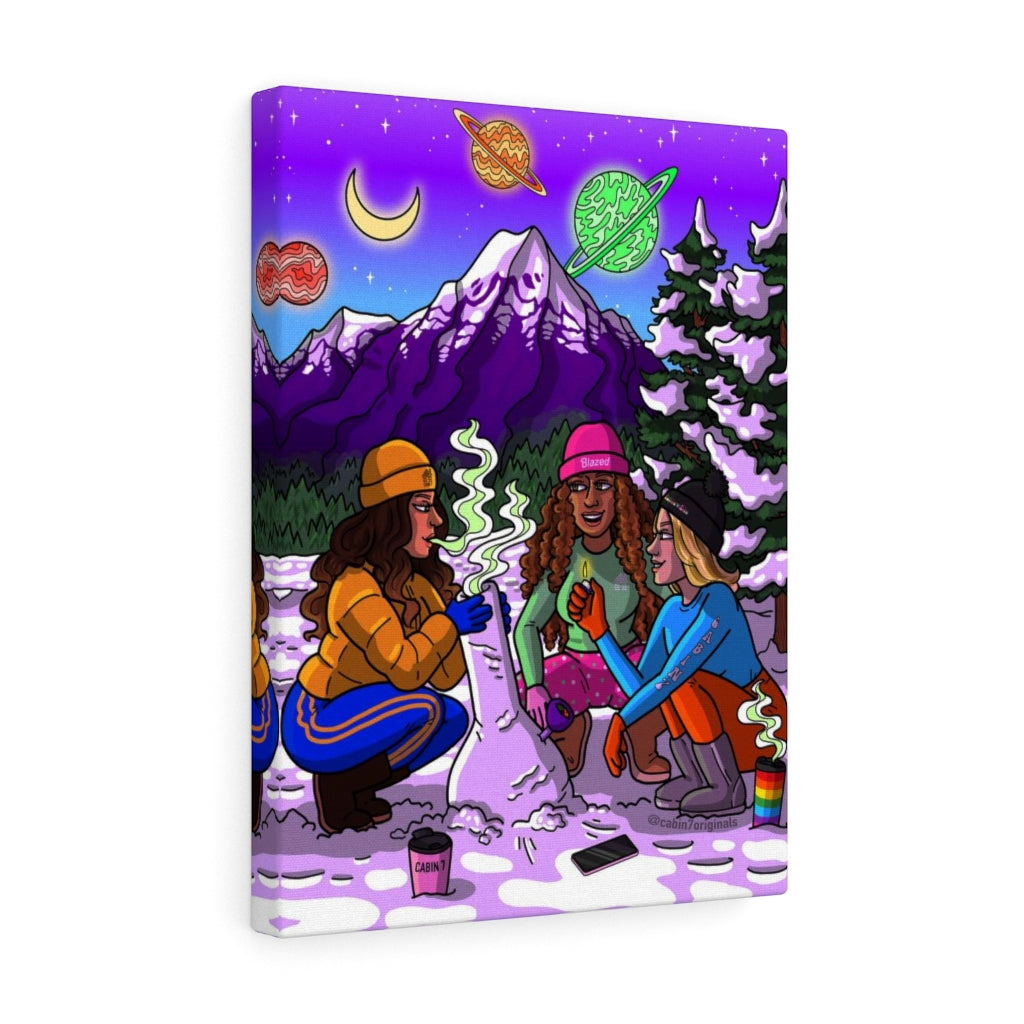 "Snow Bong" Canvas Print