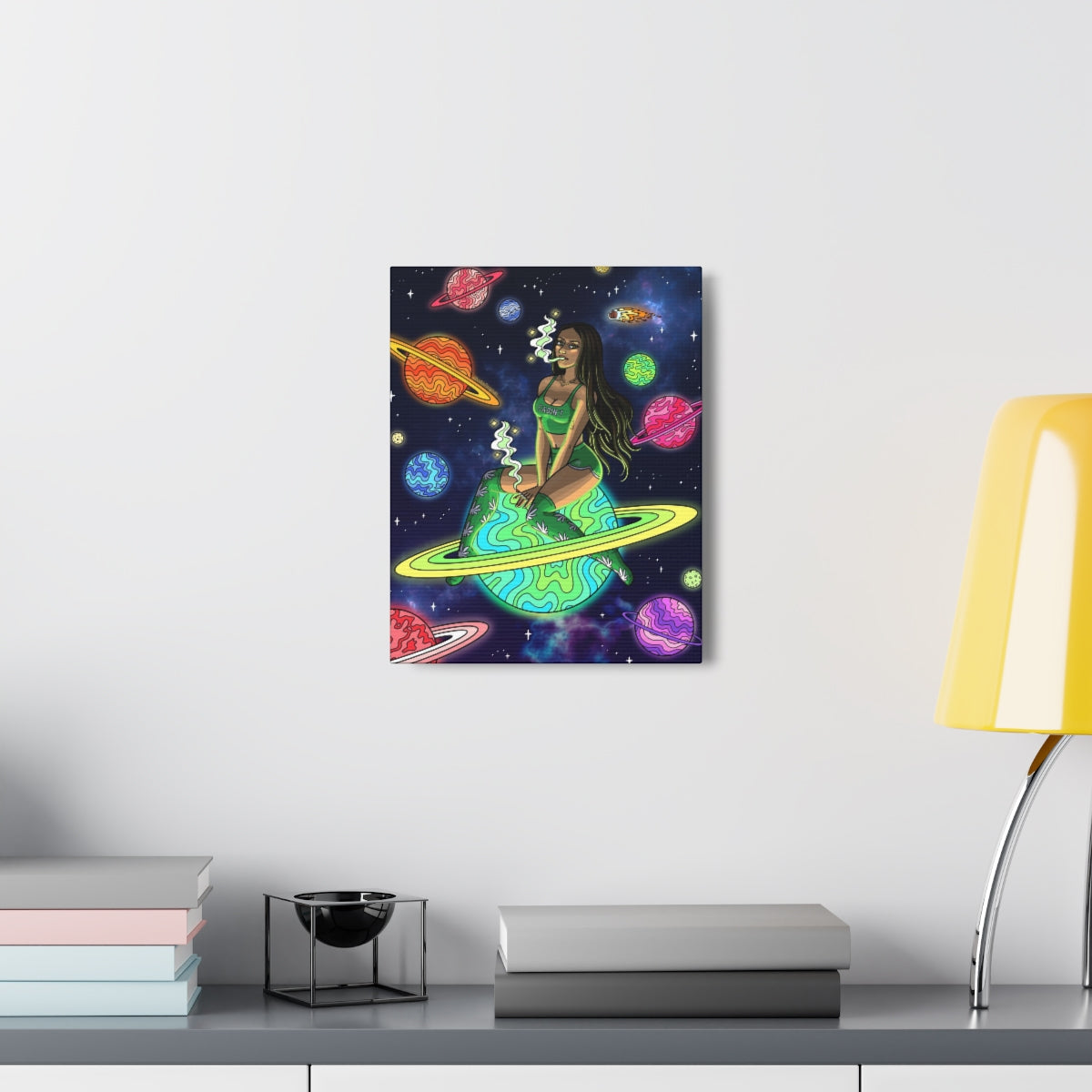 "Space Babe" Canvas Print