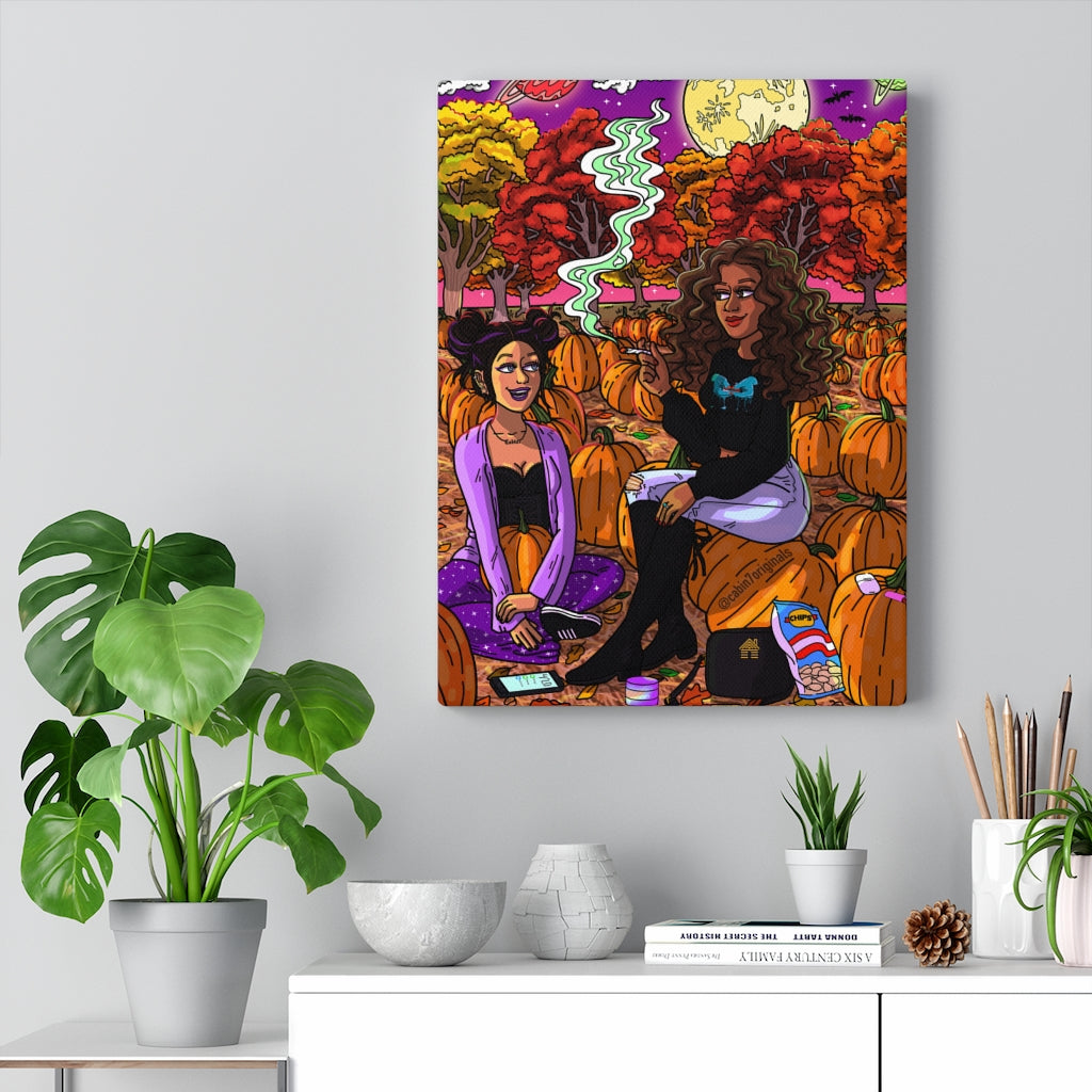 "Pumpkin Patch" Canvas Print