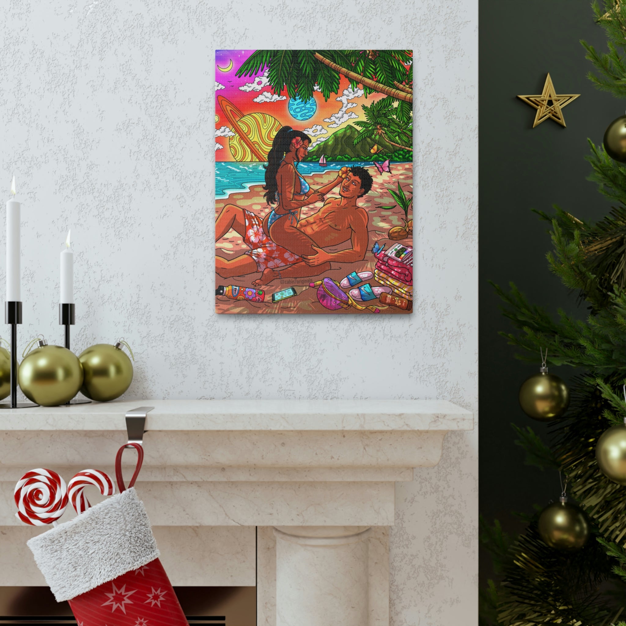 "Heatwaves" Canvas Print