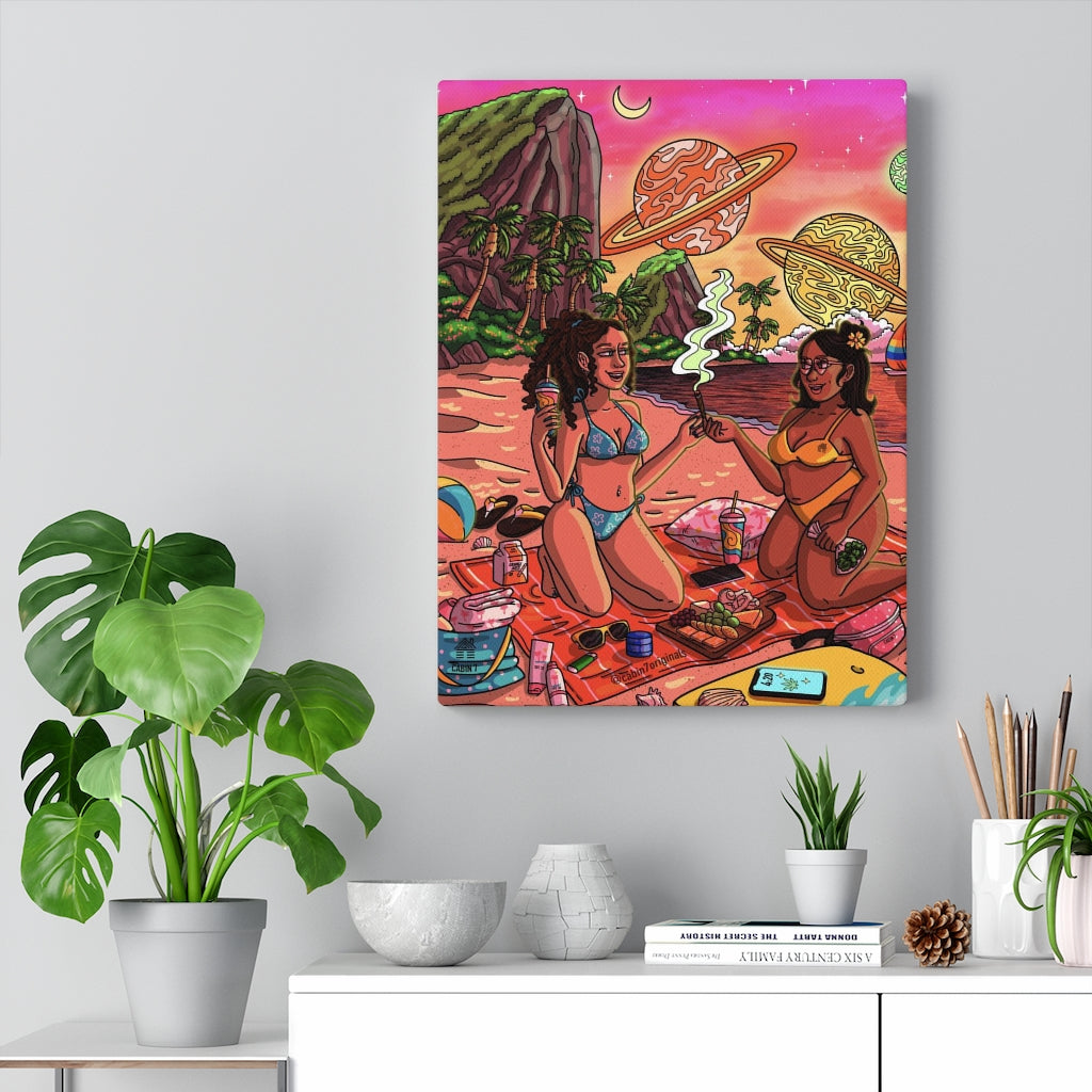 "Just Beachy" Canvas Print