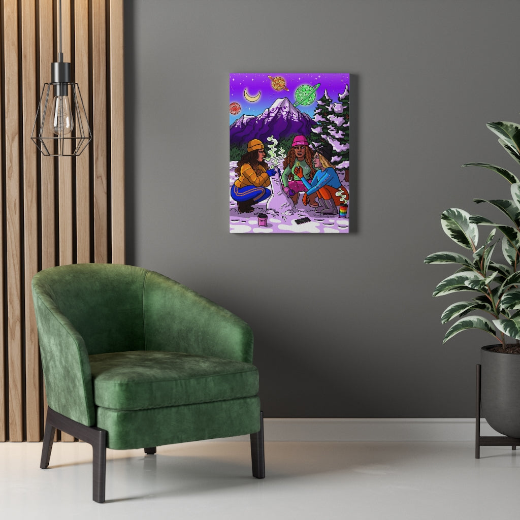 "Snow Bong" Canvas Print