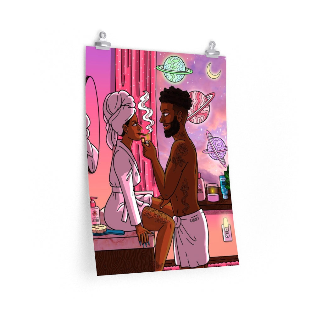"Bath Time Blunt" Poster Print