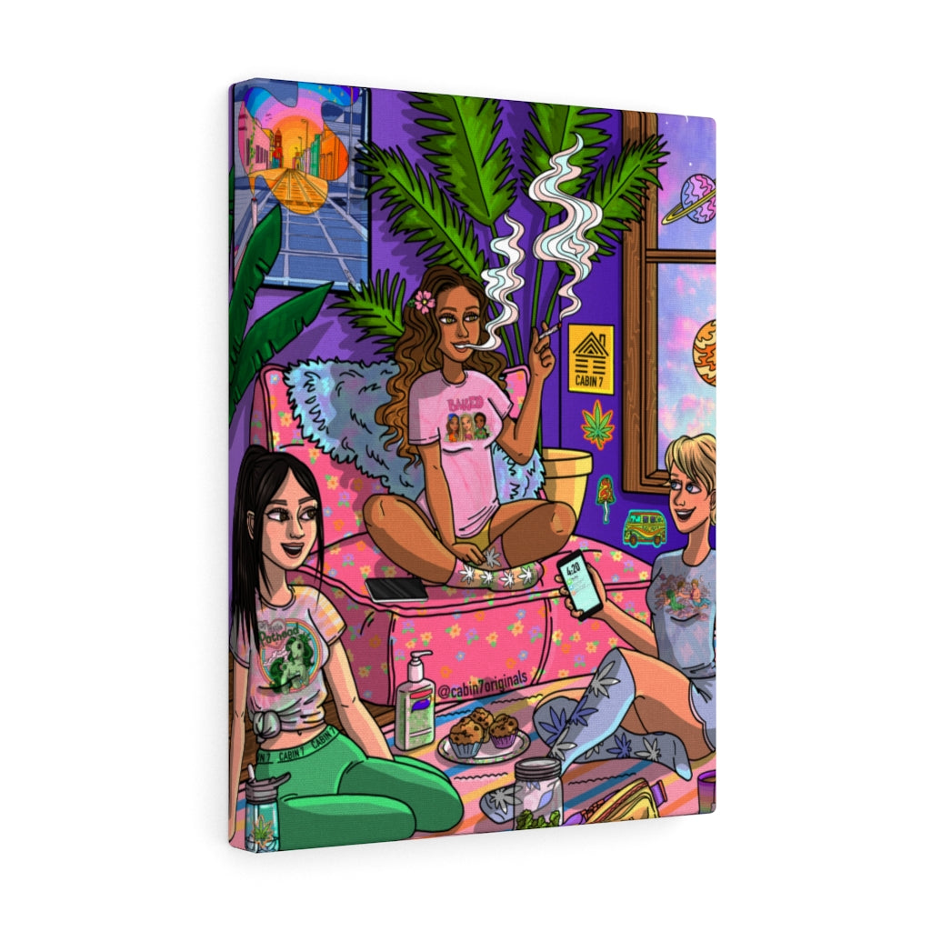 "Lazy Day In" Canvas Print