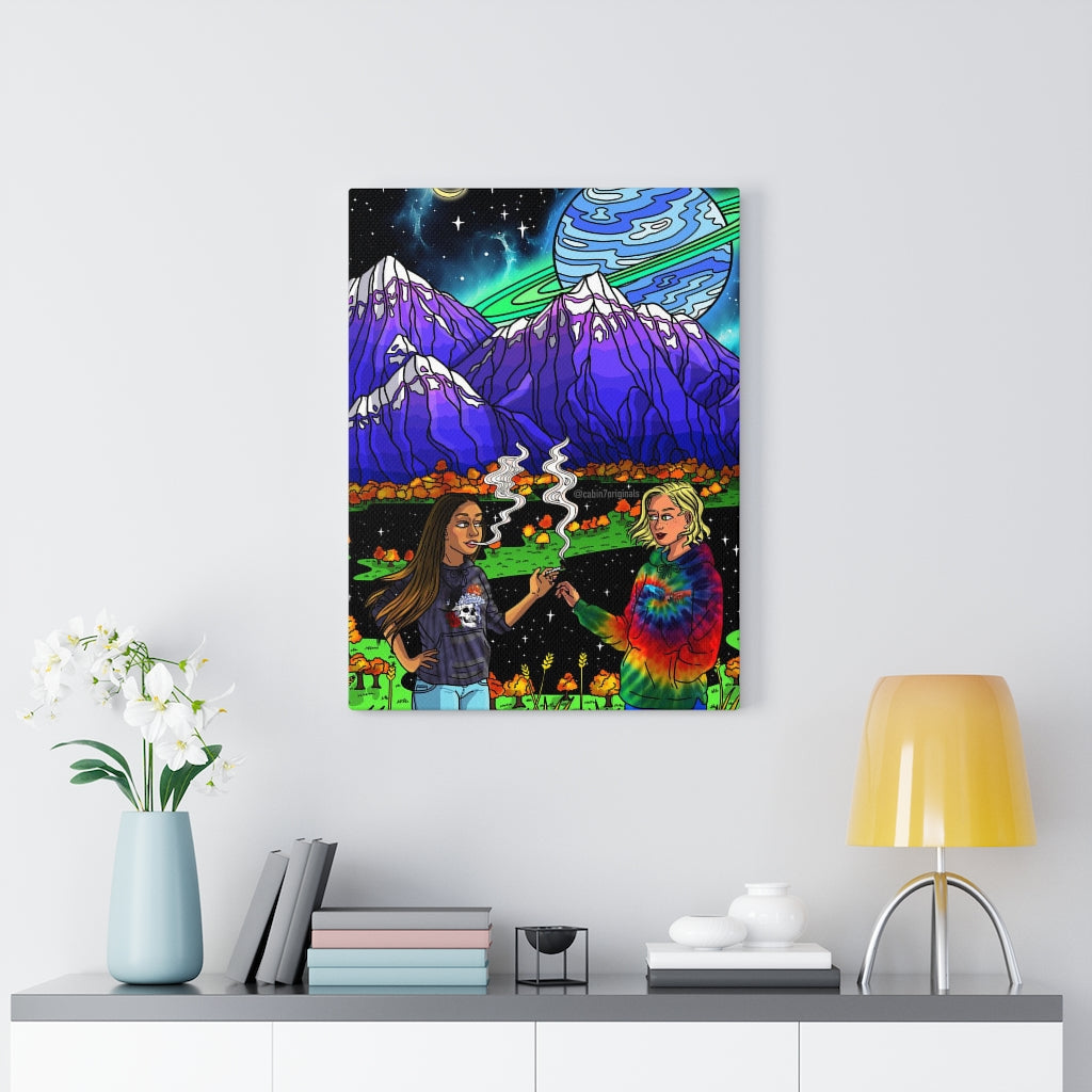 "Starry Lake" Canvas Print