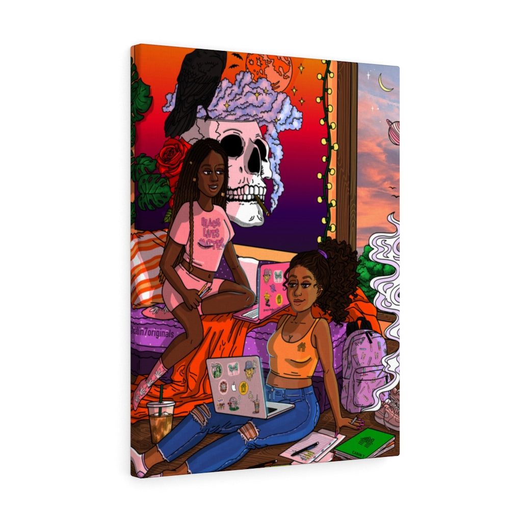 "Study Buddy" Canvas Print