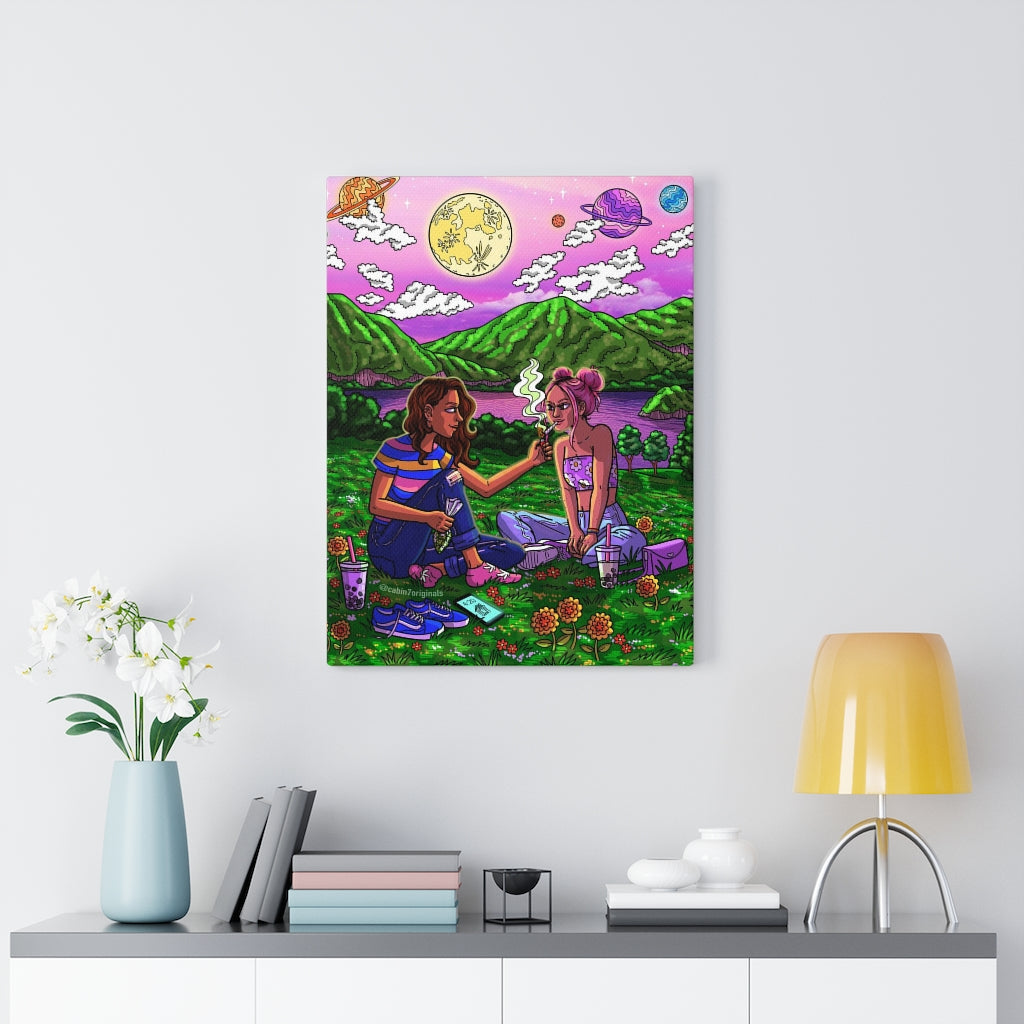 "Do You Wanna Get High?" Canvas Print