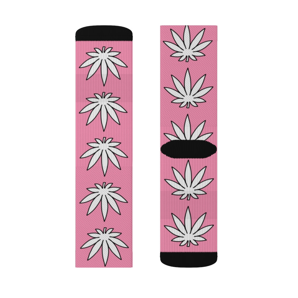 Lil' Leafy Socks - Bubblegum