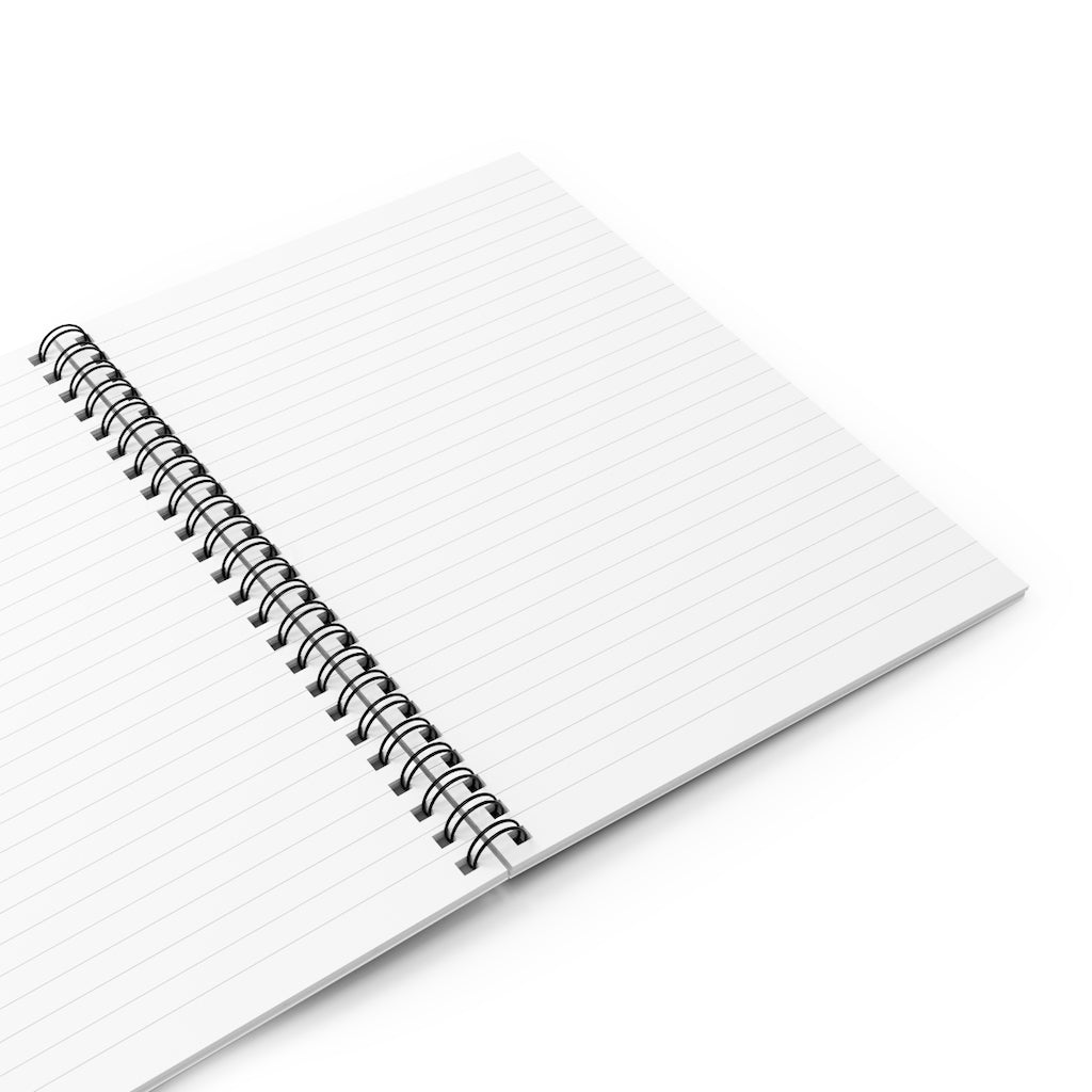Black Blazed Princess Spiral Notebook