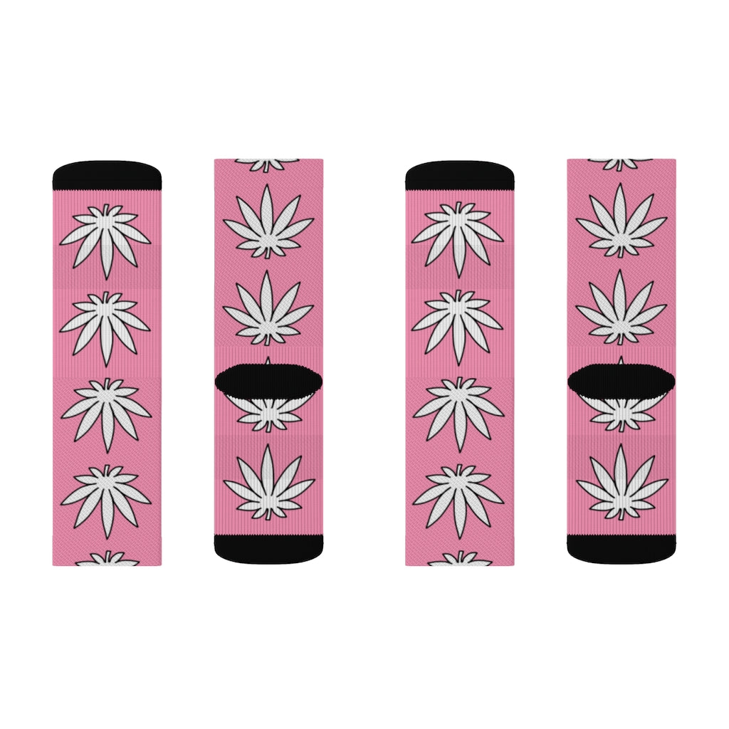 Lil' Leafy Socks - Bubblegum
