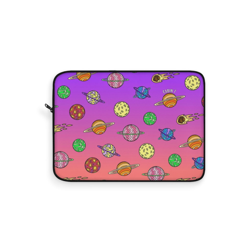Neon Planets Laptop Sleeve