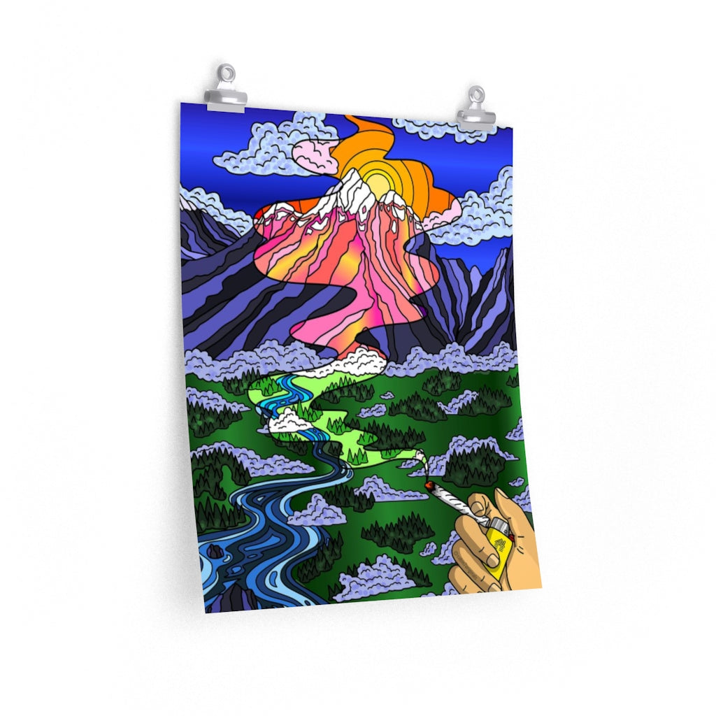 "Medicated Perspective II" Poster Print