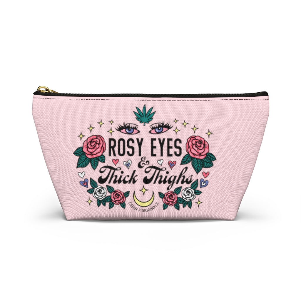 Rosy Eyes & Thick Thighs Zipper Pouch