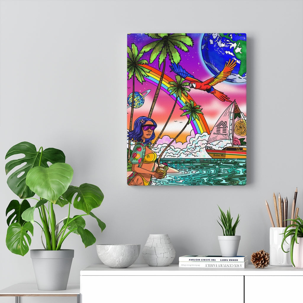 "Tropical Daydream" Canvas Print