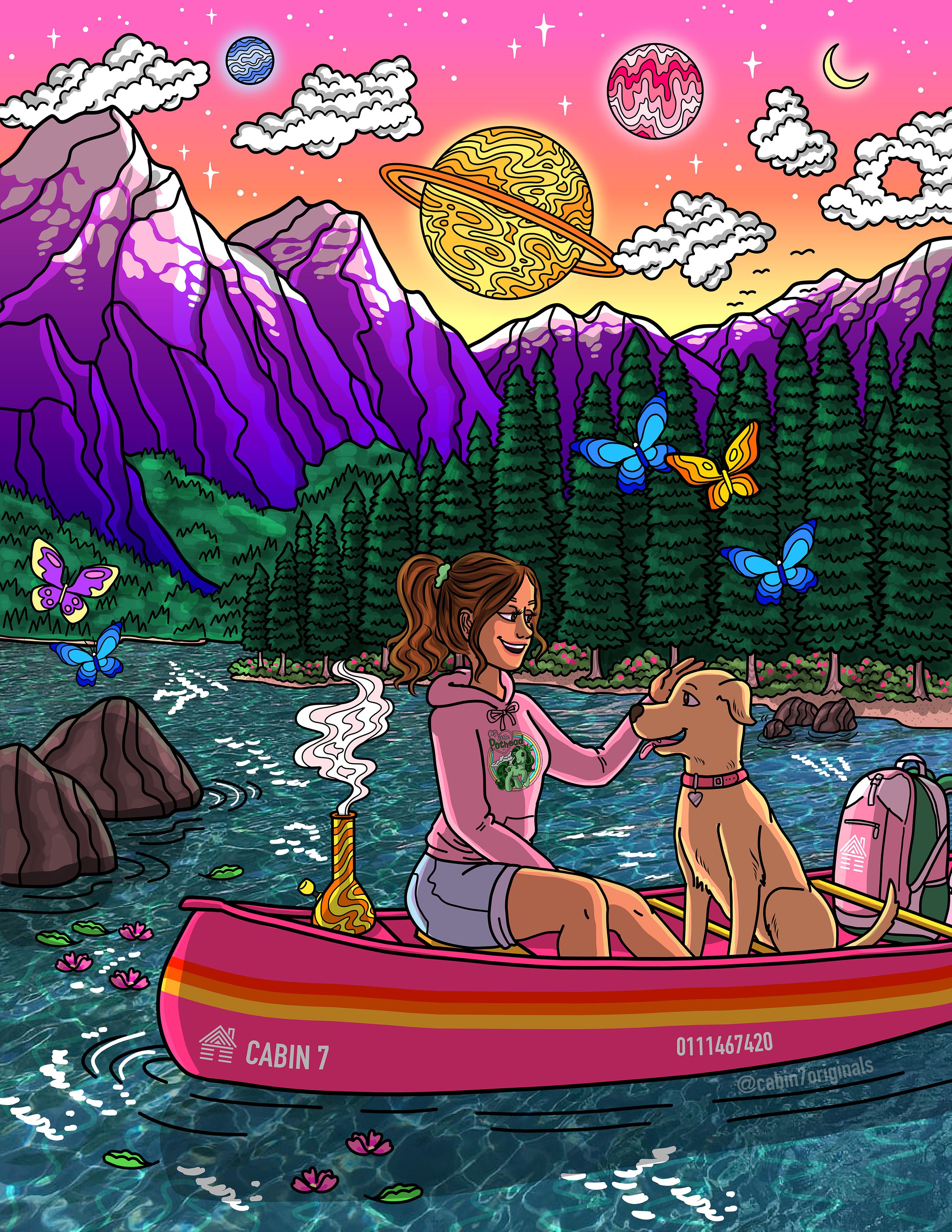 "Girl's Best Friend" Poster Print