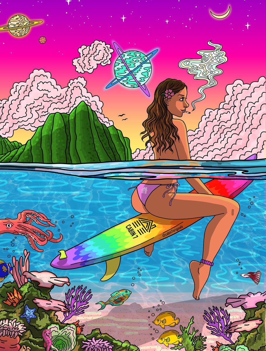 "High Tide" Poster Print