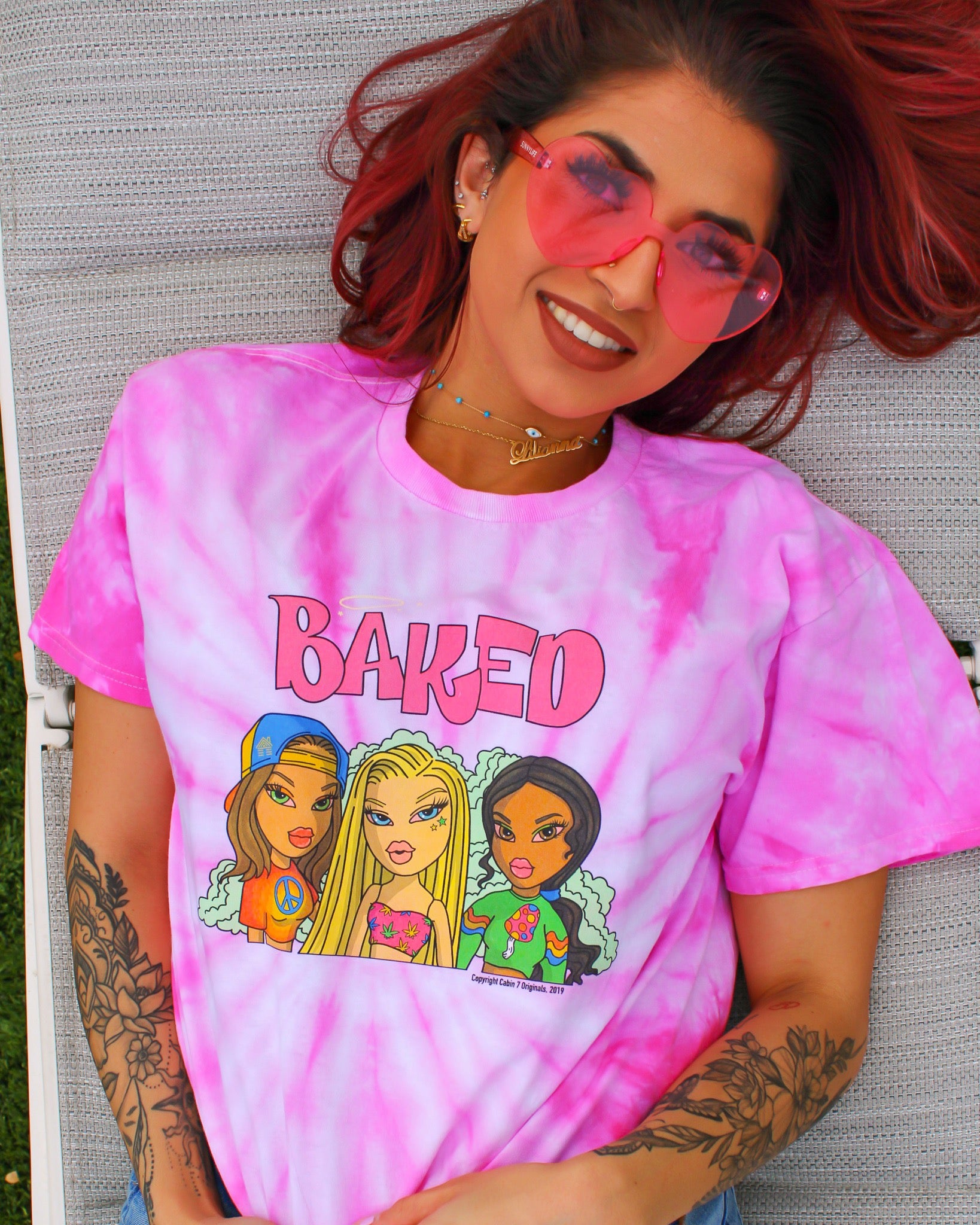 Baked Babes Tie Dye T-Shirt