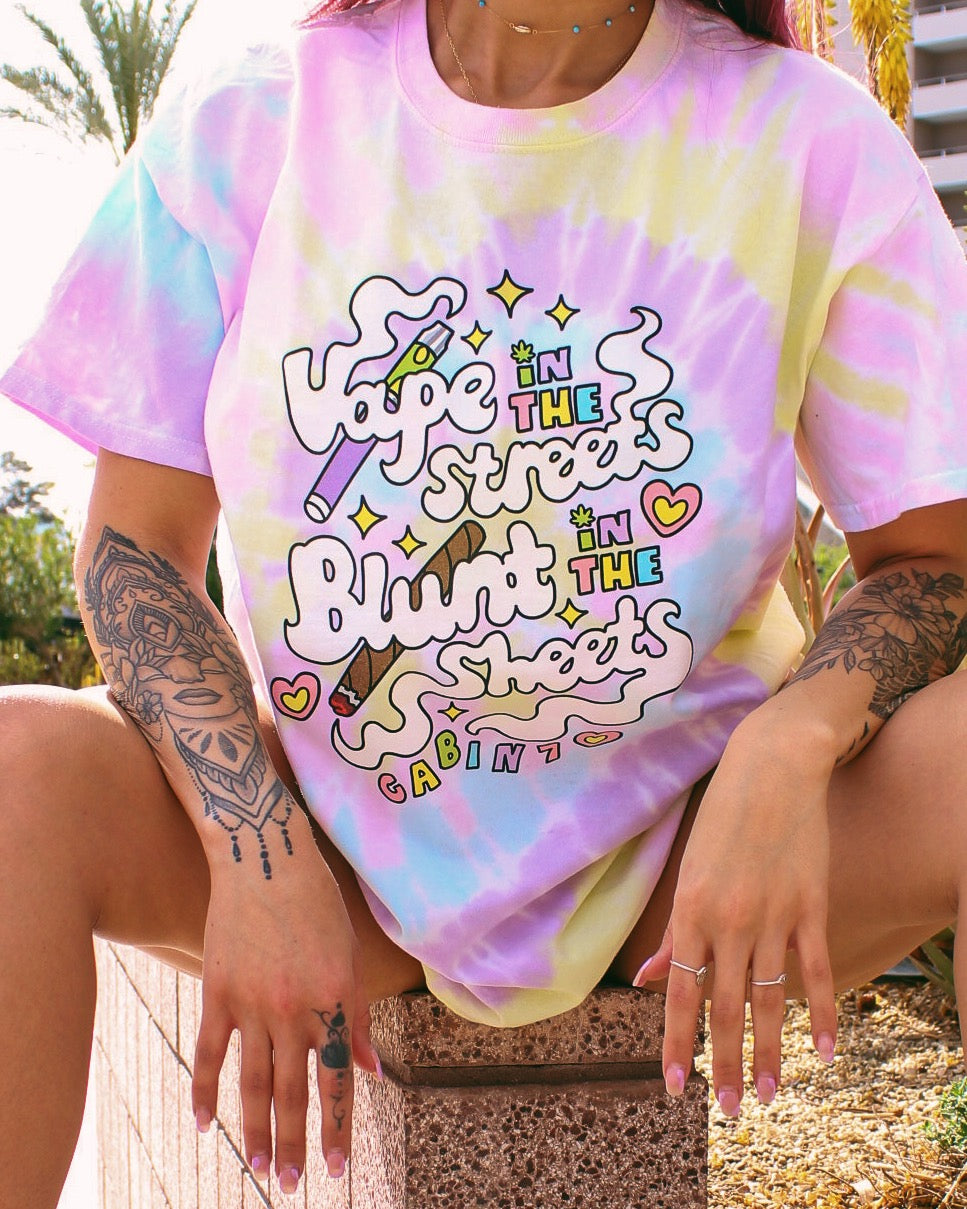 Vape in the Streets Tie Dye T-Shirt