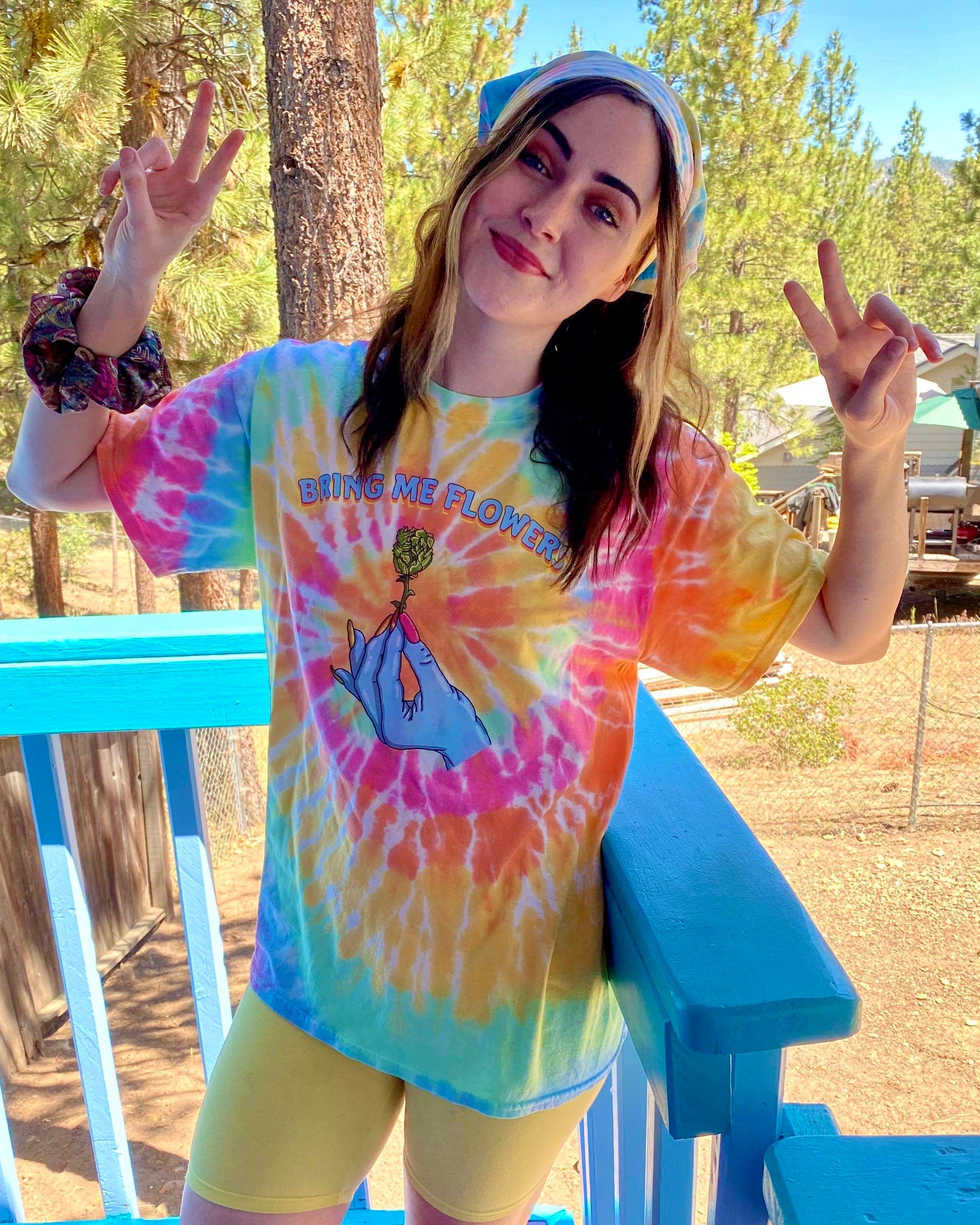 Bring Me Flowers Tie Dye T-Shirt