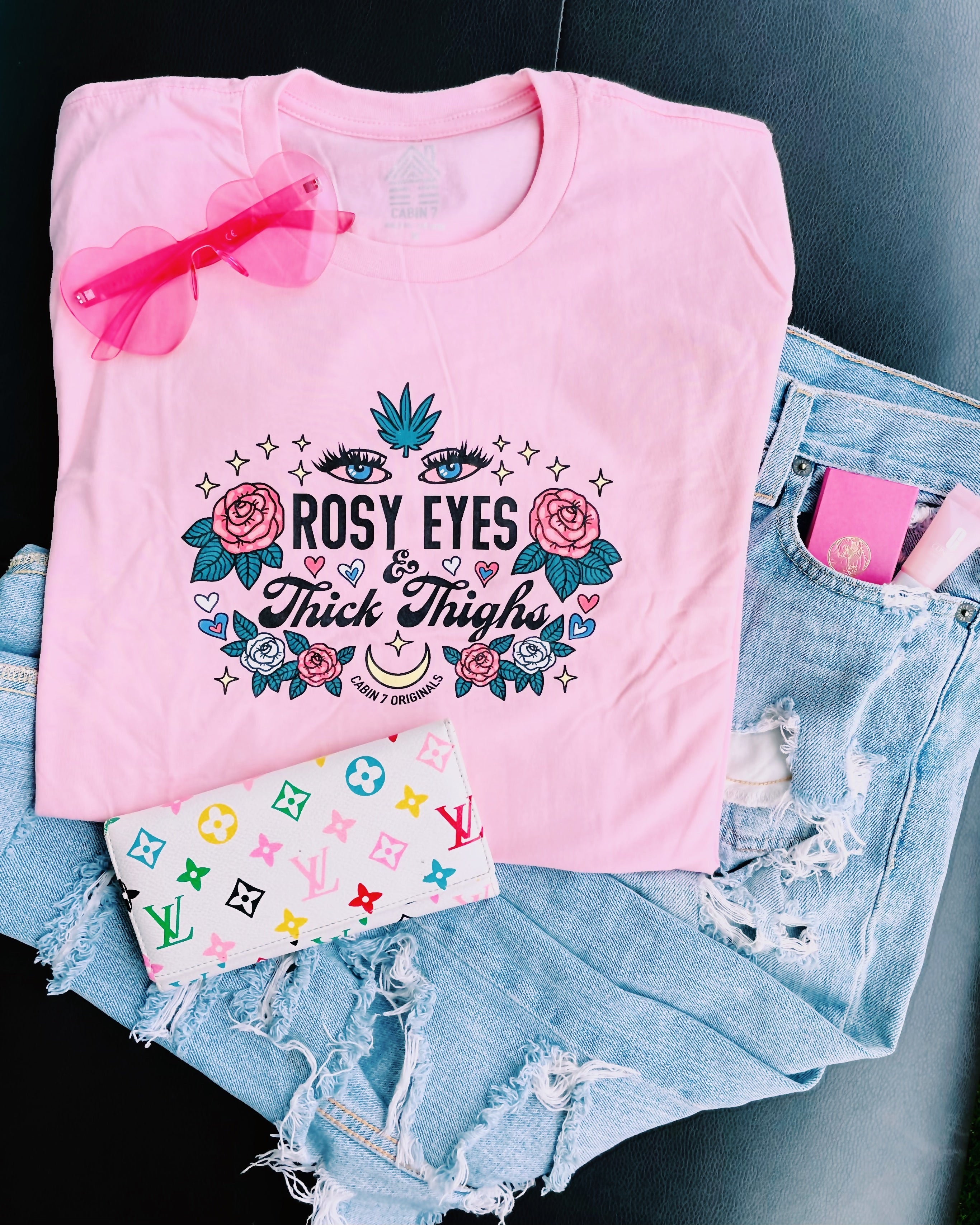 Rosy Eyes & Thick Thighs T-Shirt
