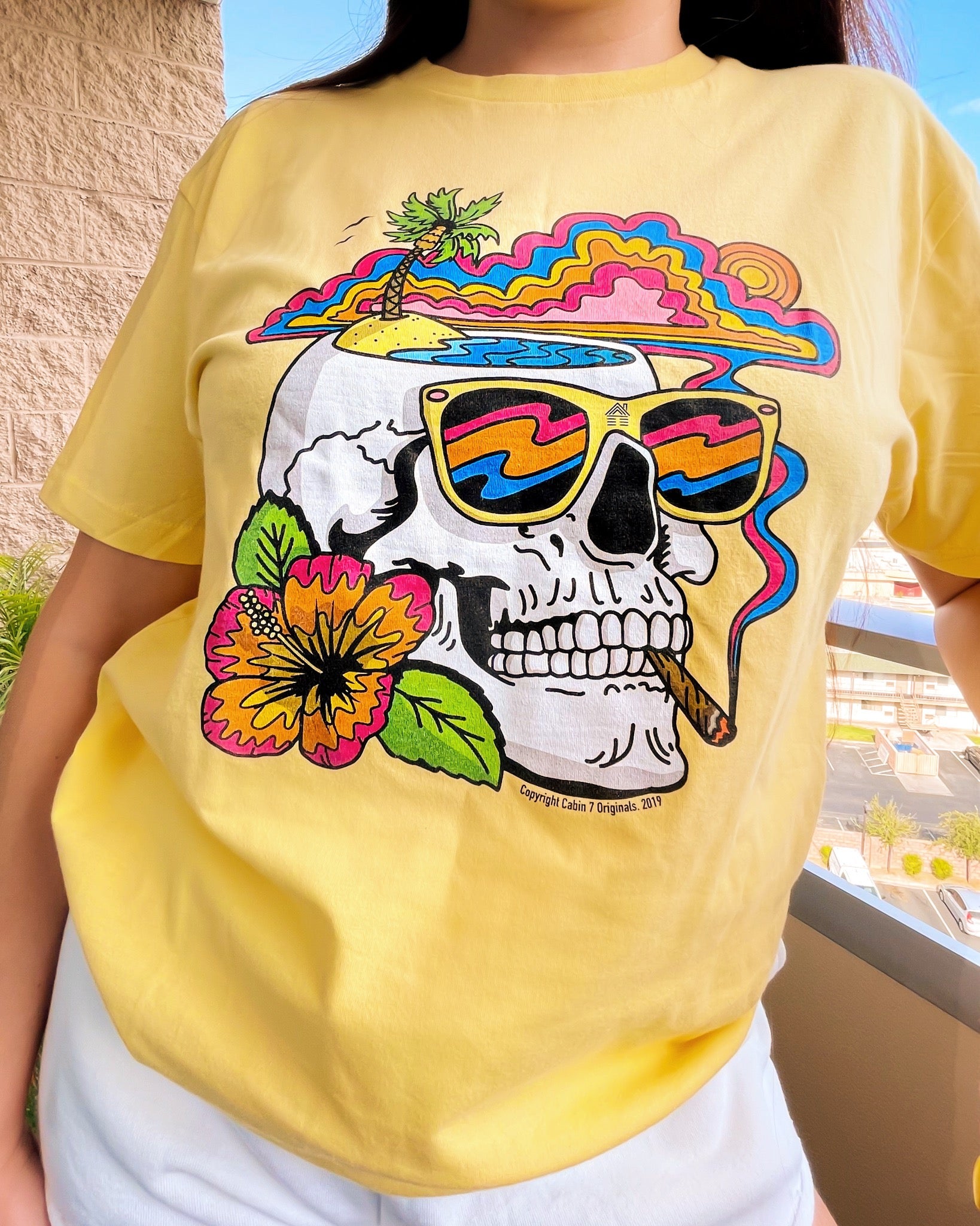 Summertime Skull T-Shirt