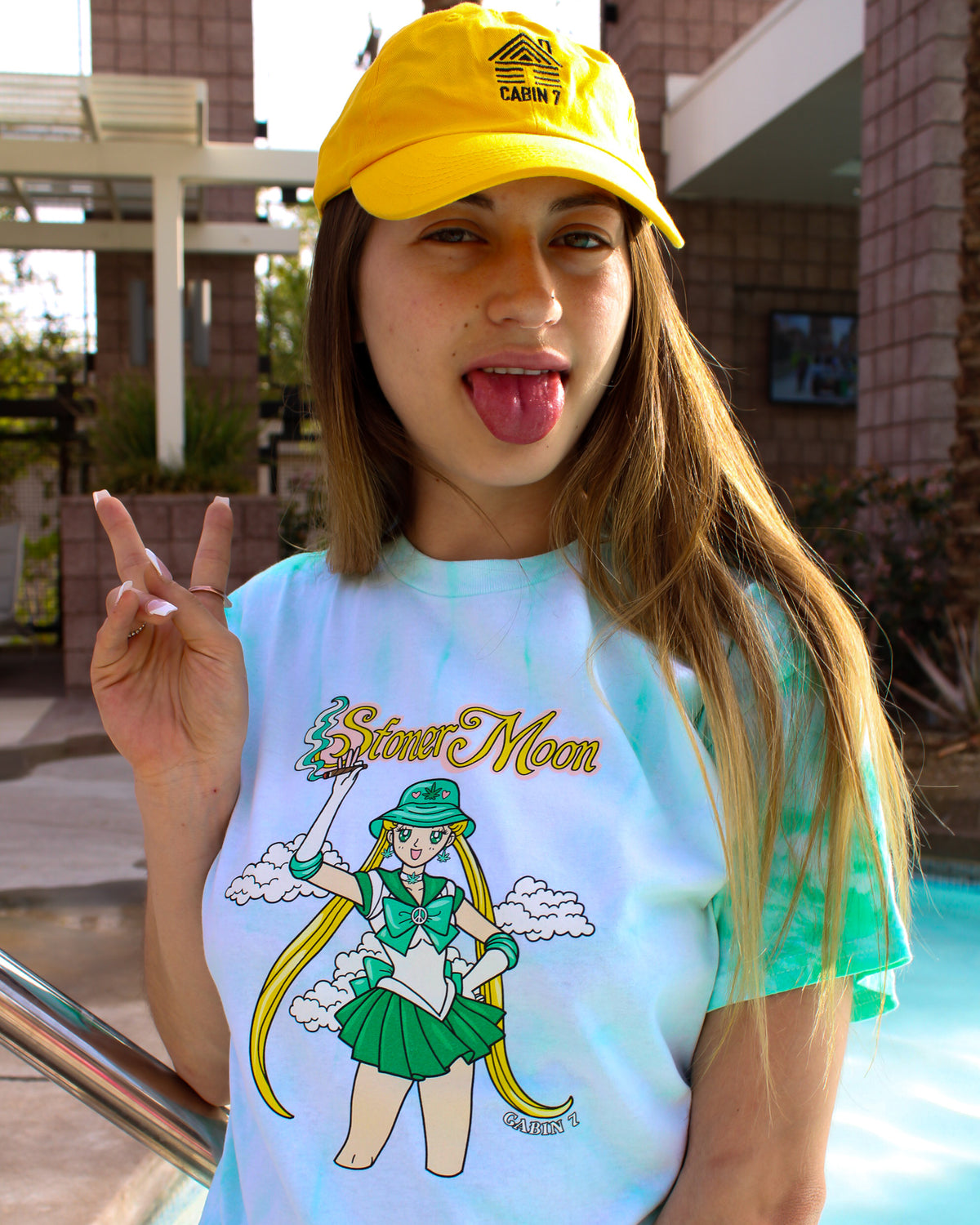 Stoner Moon Tie Dye T-Shirt