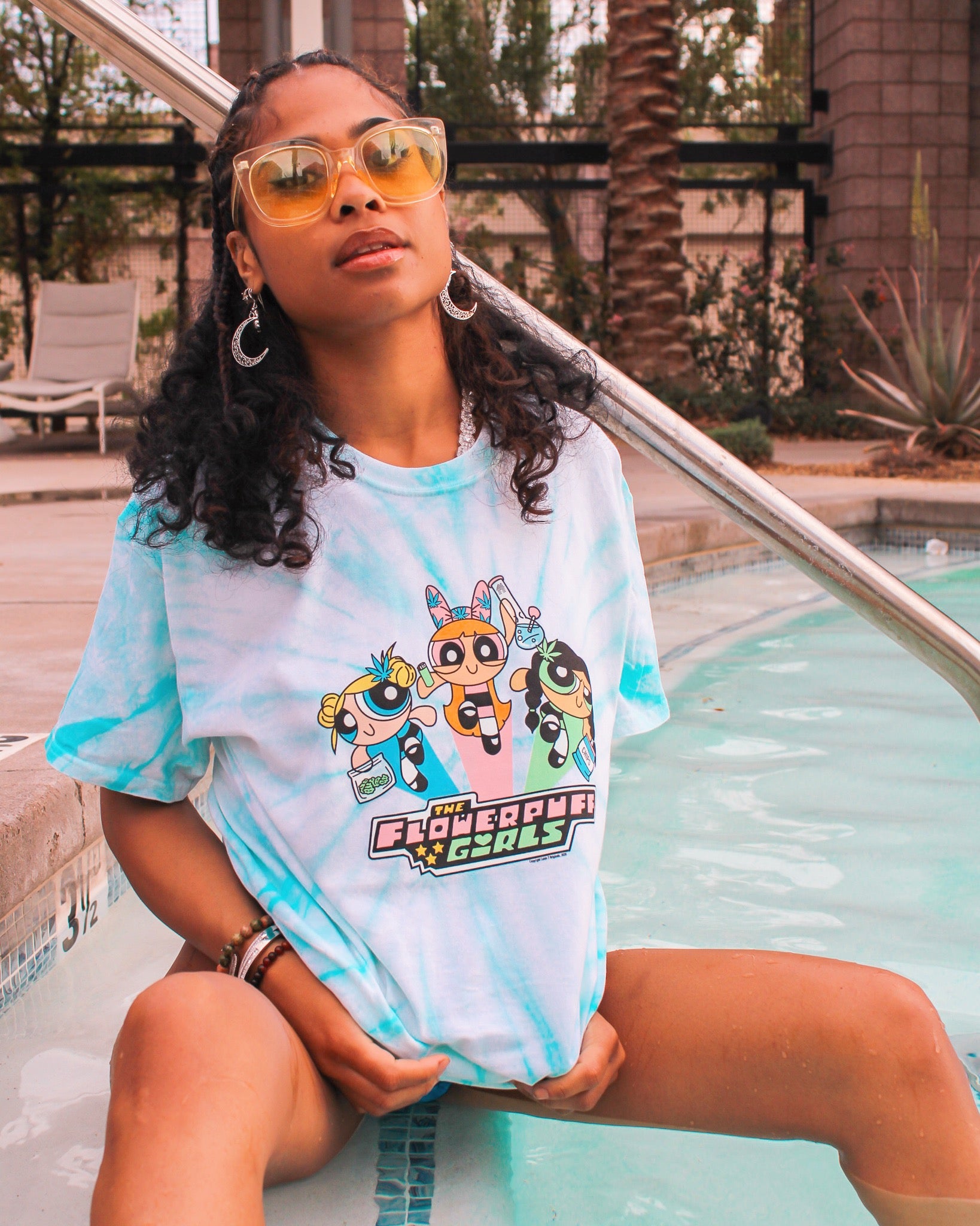 Flowerpuff Girls Tie Dye T-Shirt