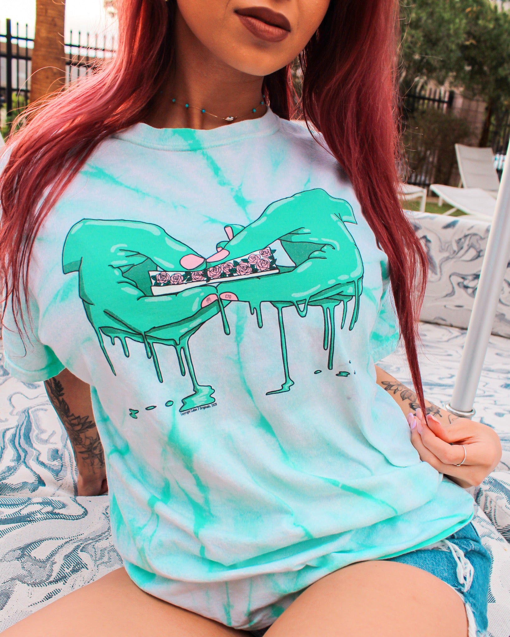 Flower Power Tie Dye T-Shirt