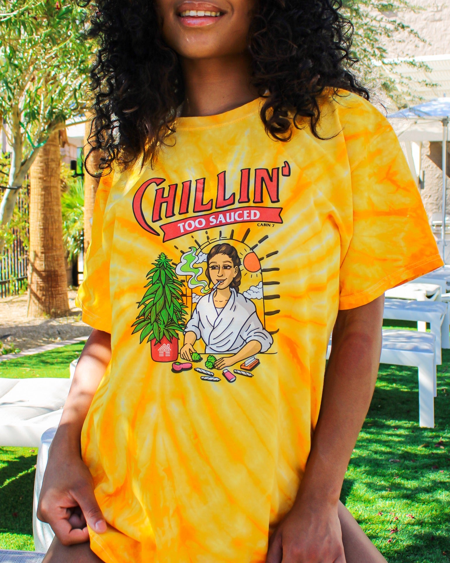 Too Sauced Tie Dye T-Shirt