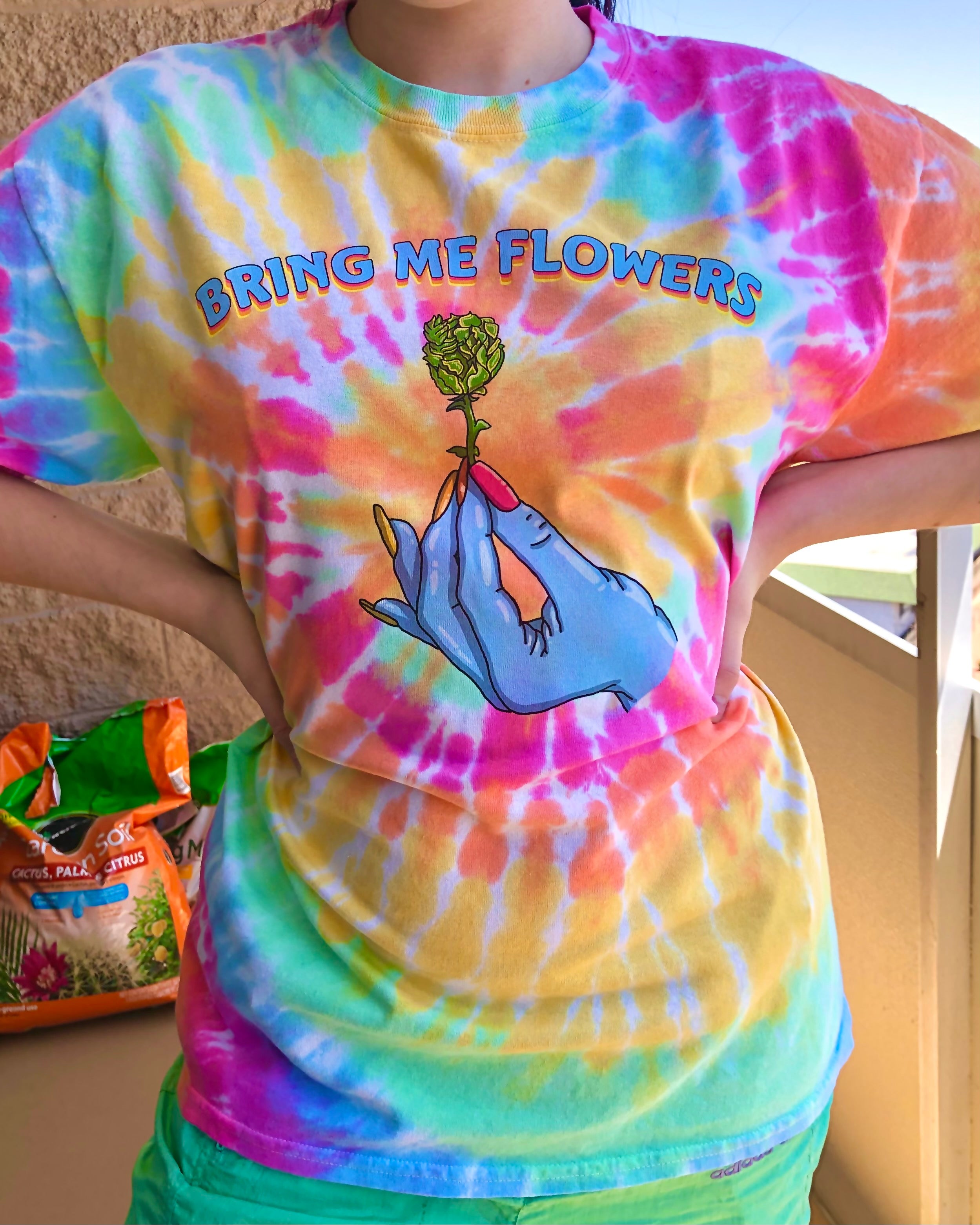 Bring Me Flowers Tie Dye T-Shirt