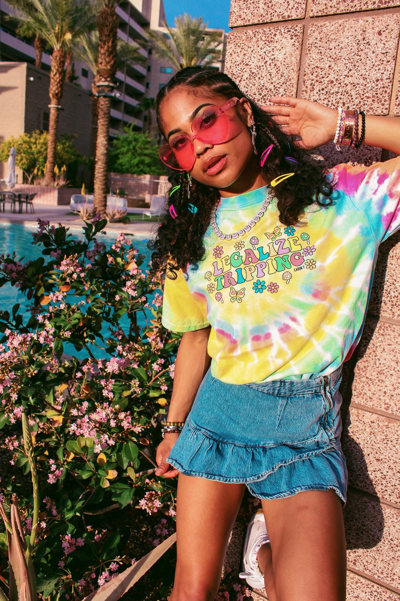 Legalize Tripping Tie Dye T-Shirt