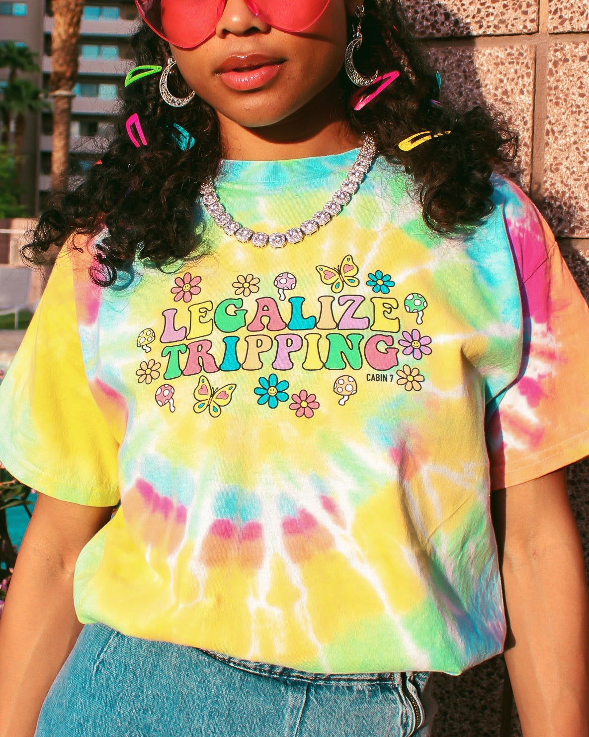 Legalize Tripping Tie Dye T-Shirt