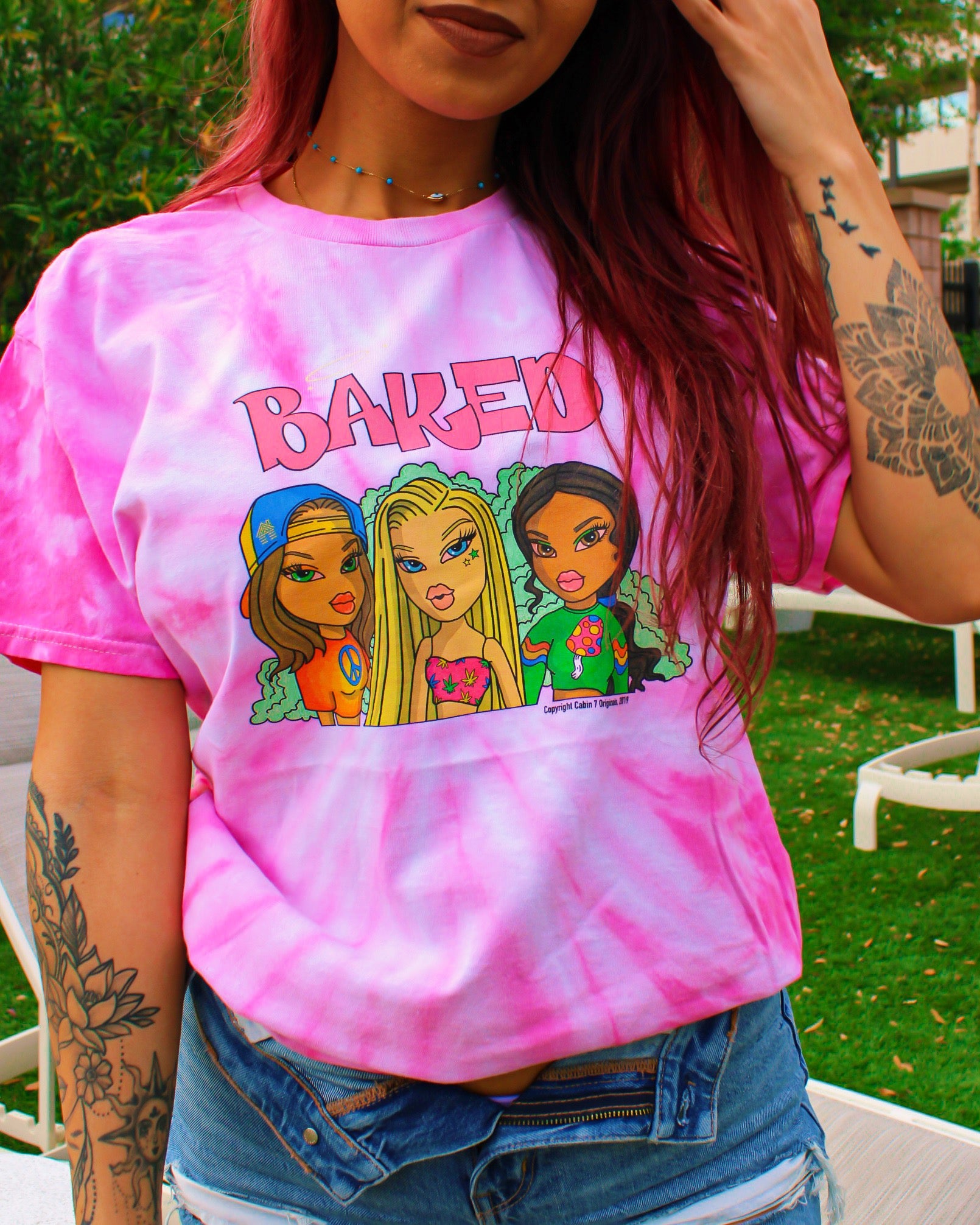 Baked Babes Tie Dye T-Shirt