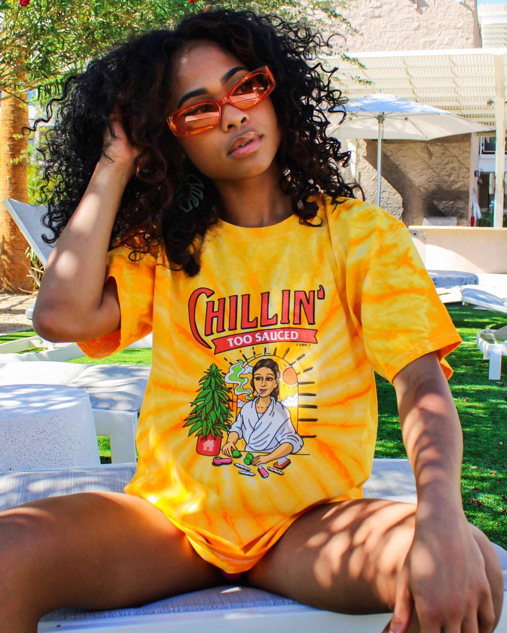 Too Sauced Tie Dye T-Shirt