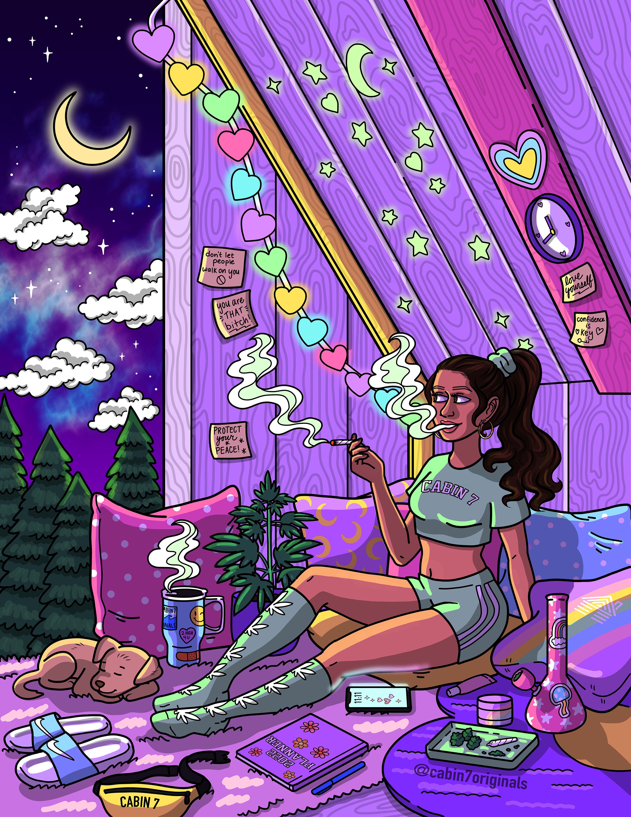 "Sweet Insomnia" Poster Print