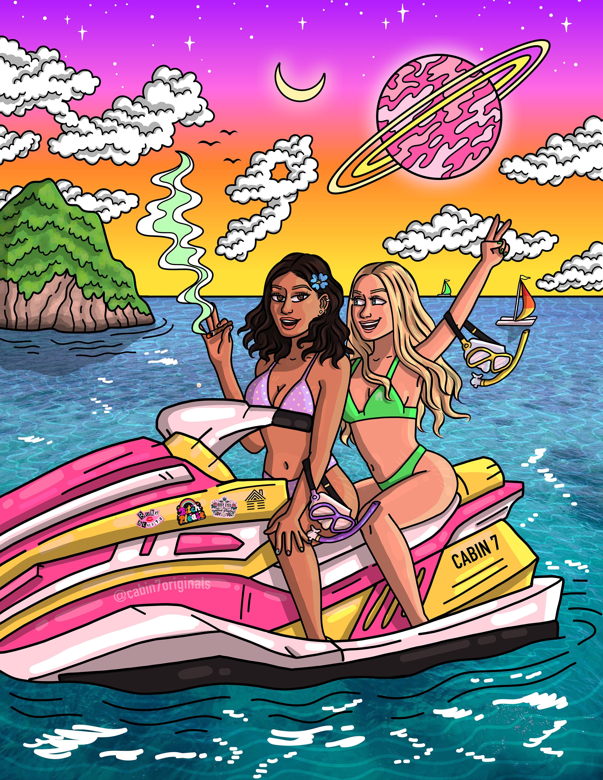 "Jet Ski" Poster Print