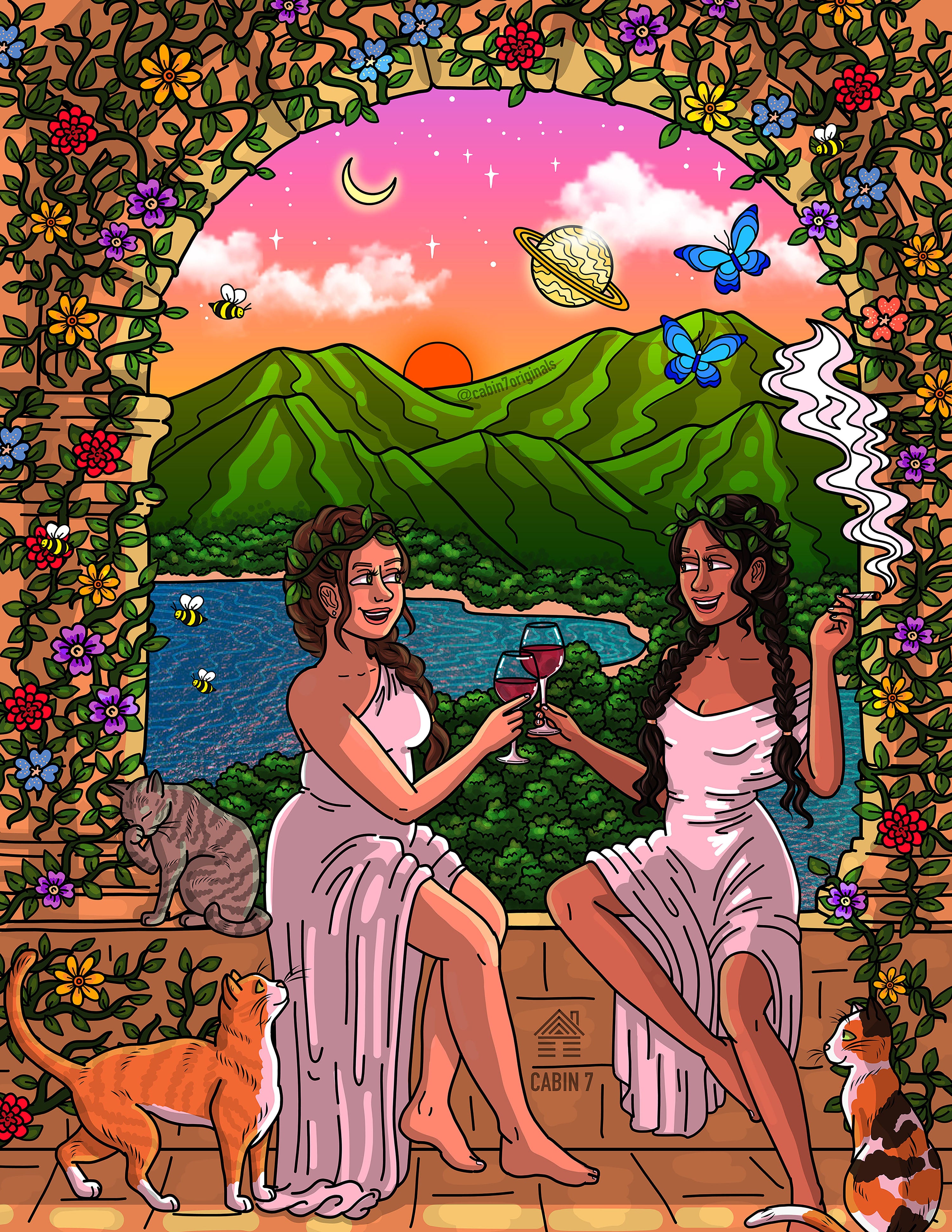 "Mediterranean" Poster Print
