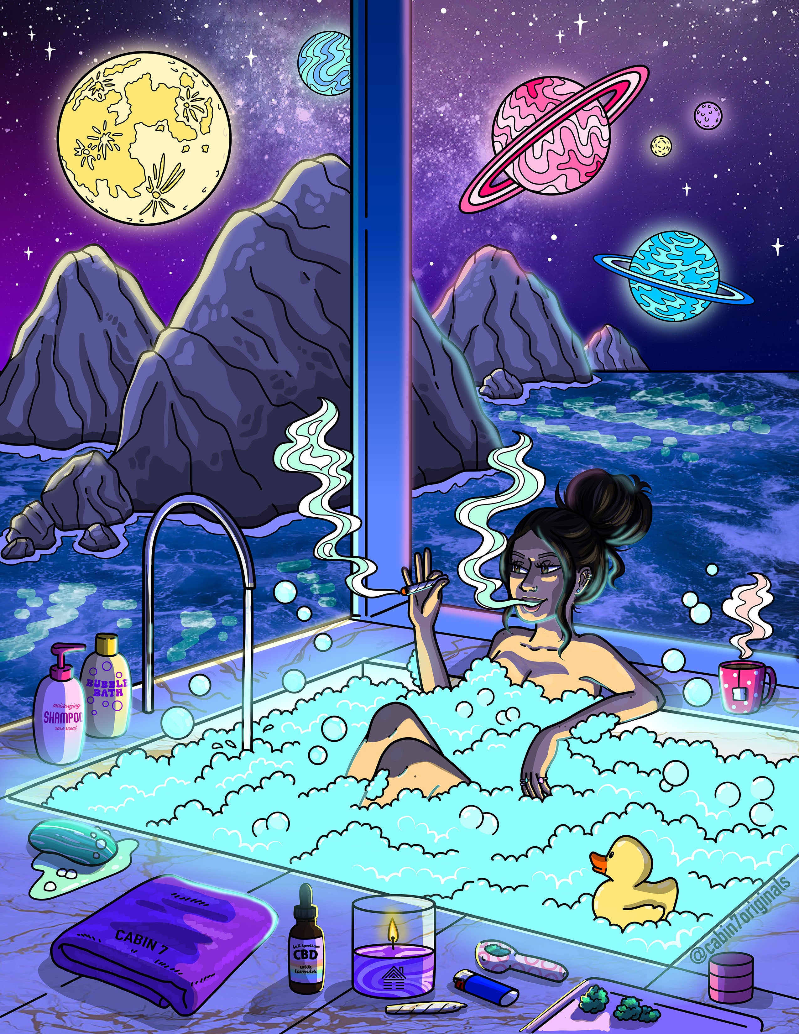 "Sea of Tranquility" Poster Print