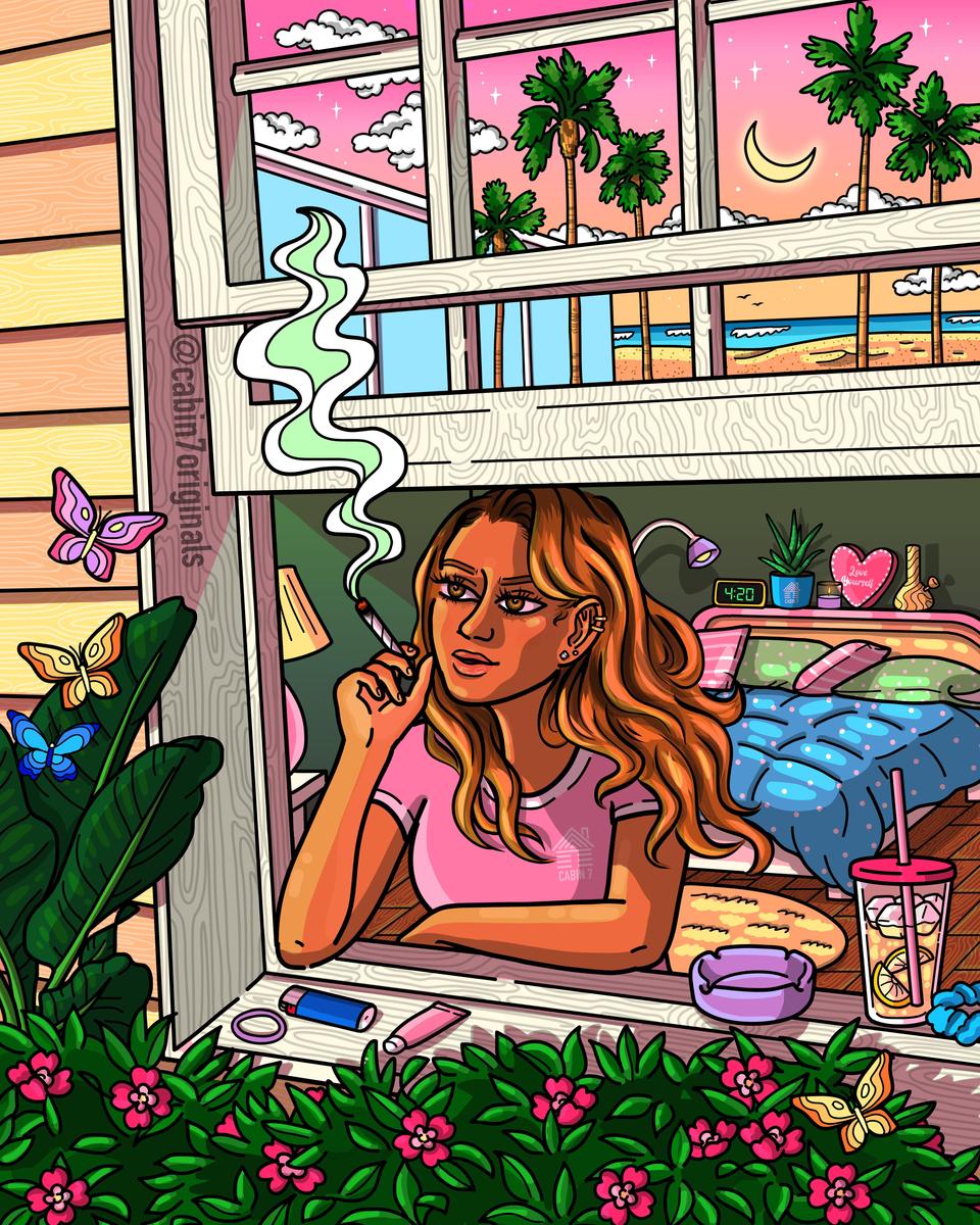 "Pink Lemonade" Poster Print