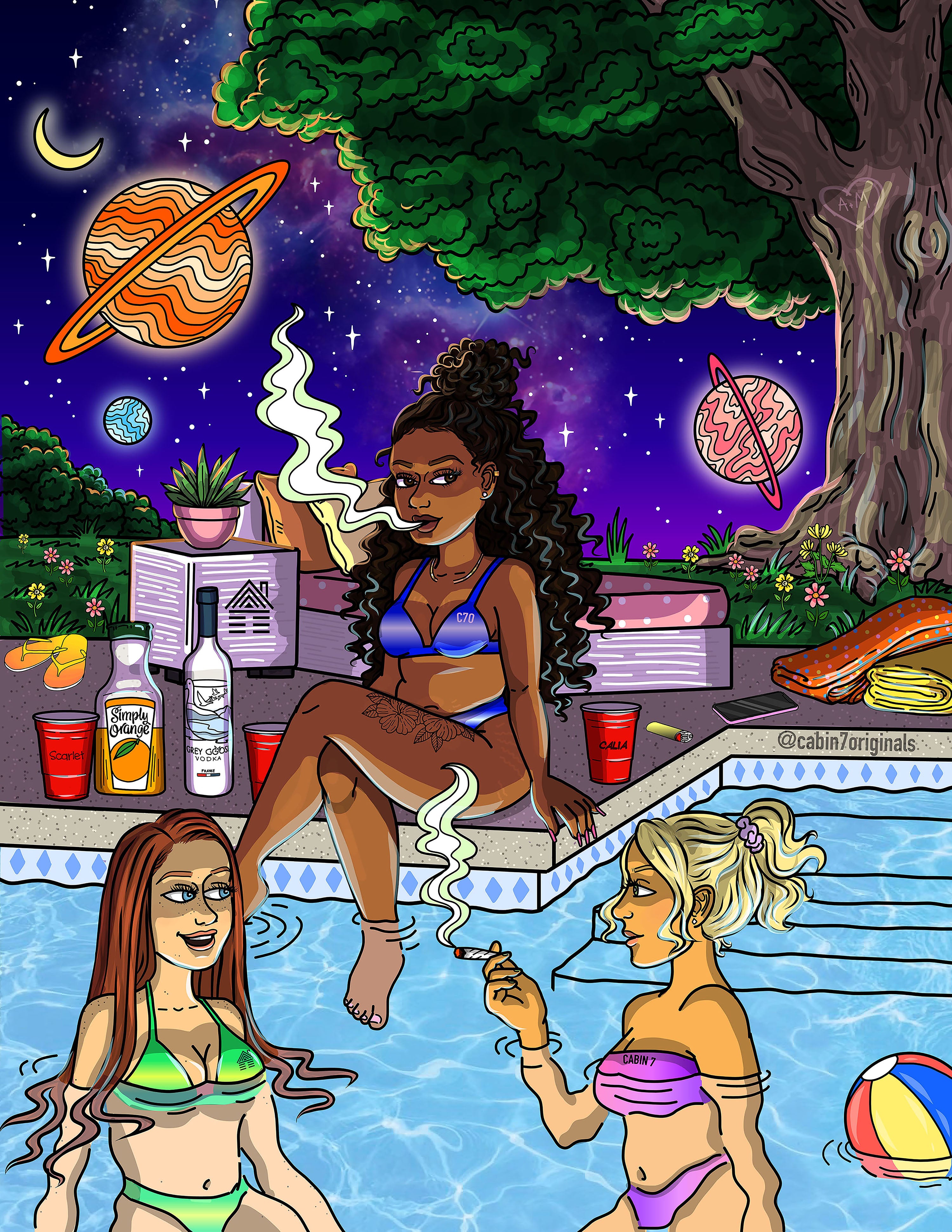 "Midsummer's Night" Poster Print